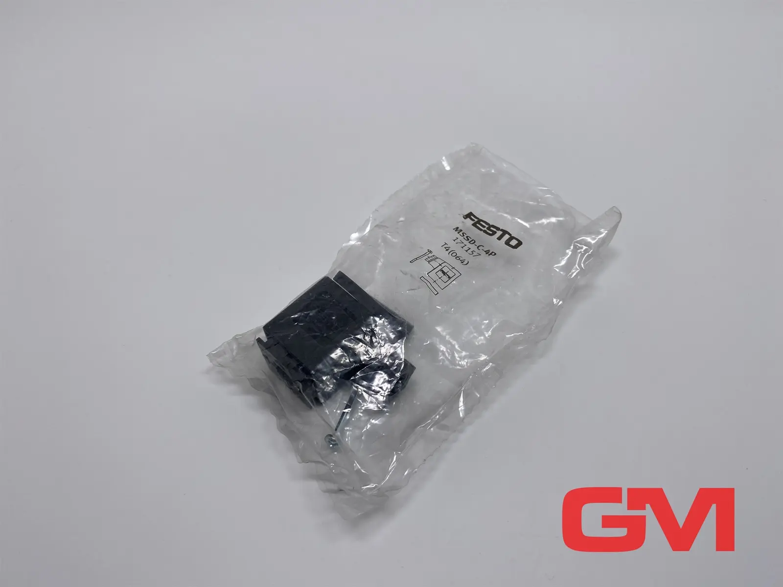 Produktfoto 1 von Festo Steckdose MSSD-C-4P Plug socket 17115 3-polig Dose gewinkelt Form A
