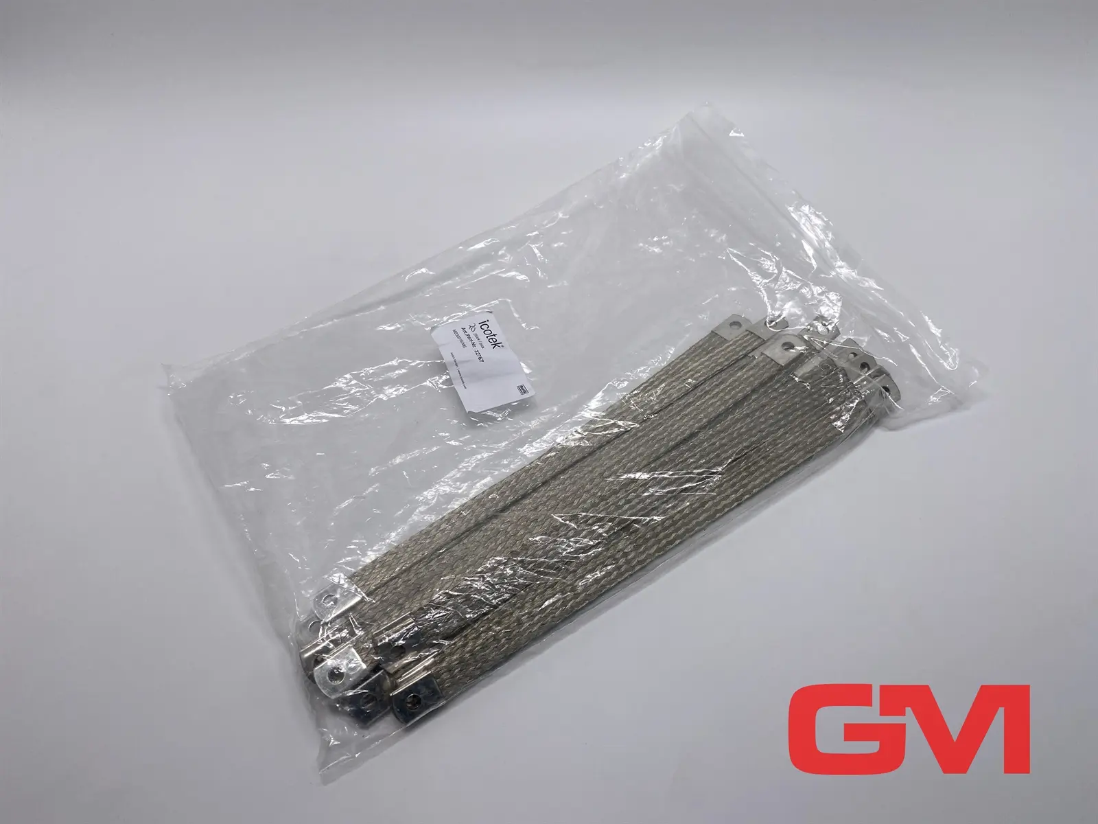 Produktfoto 1 von VE 20x icotek Erdungsbänder MB 300|16|M6 earthing tapes 32767 300 mm 132 - 157 A