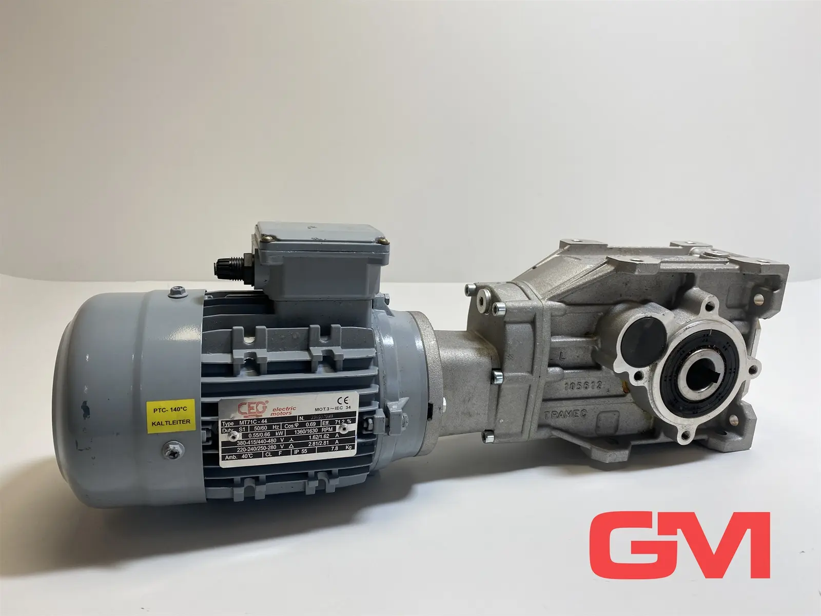 Produktfoto 1 von CEG Elektromotor MT71C-44 electric motor 0,55/0,66kW Getriebe Tramec TF 63C0