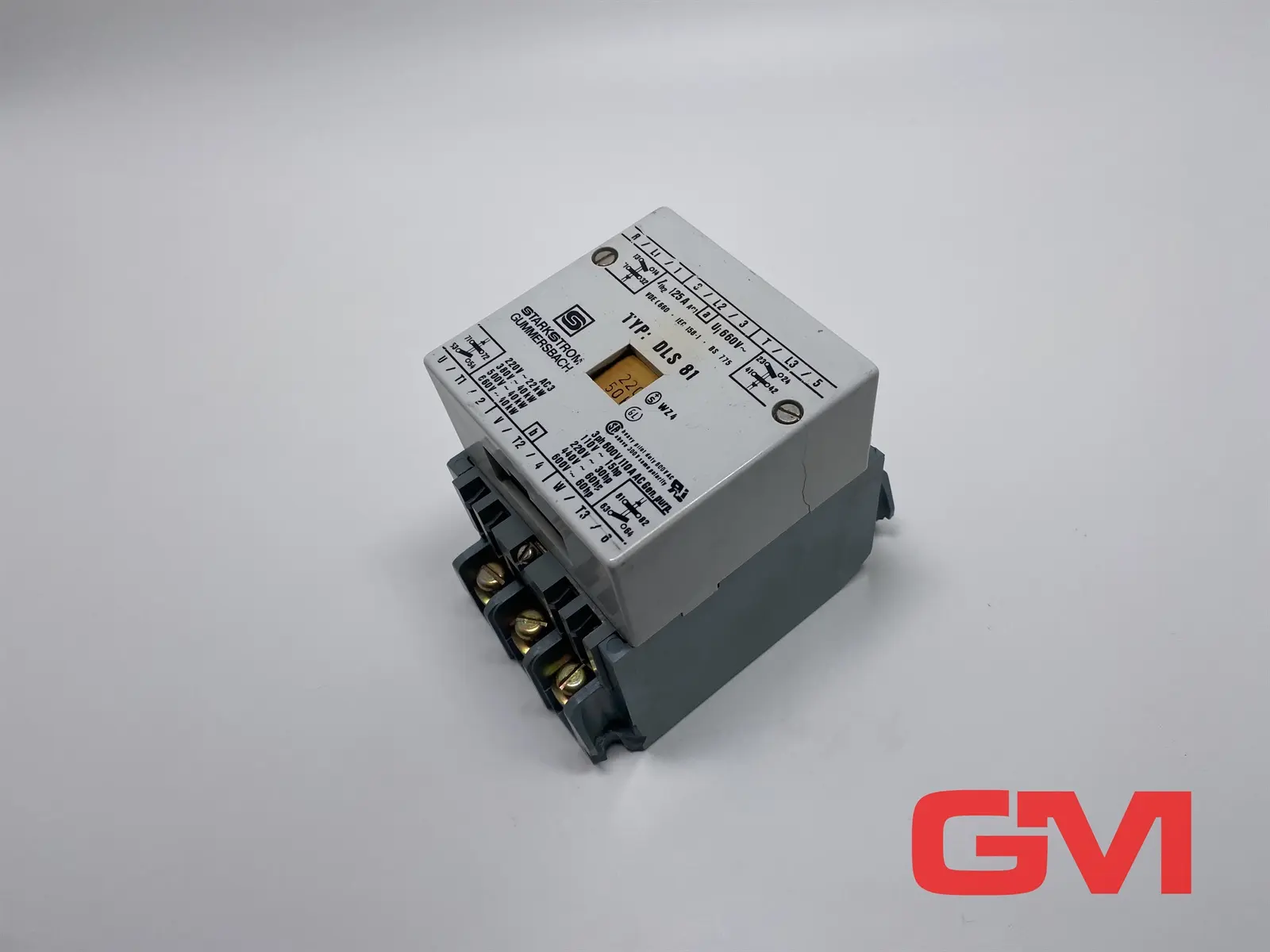 Produktfoto 1 von Starkstrom Gummersbach Schütz DLS 81 contactor relay 220V 50Hz beschädigt