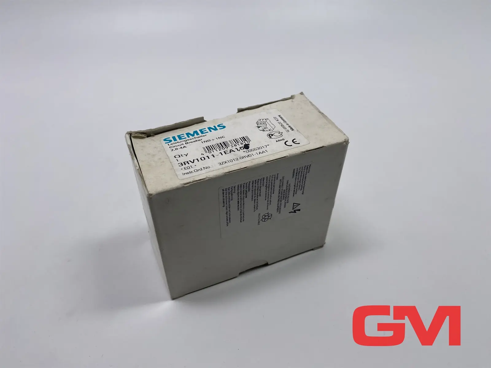 Produktfoto 1 von Siemens Leistungsschalter 3RV1011-1EA15 circuit breaker 2,8-4A Motorschutz