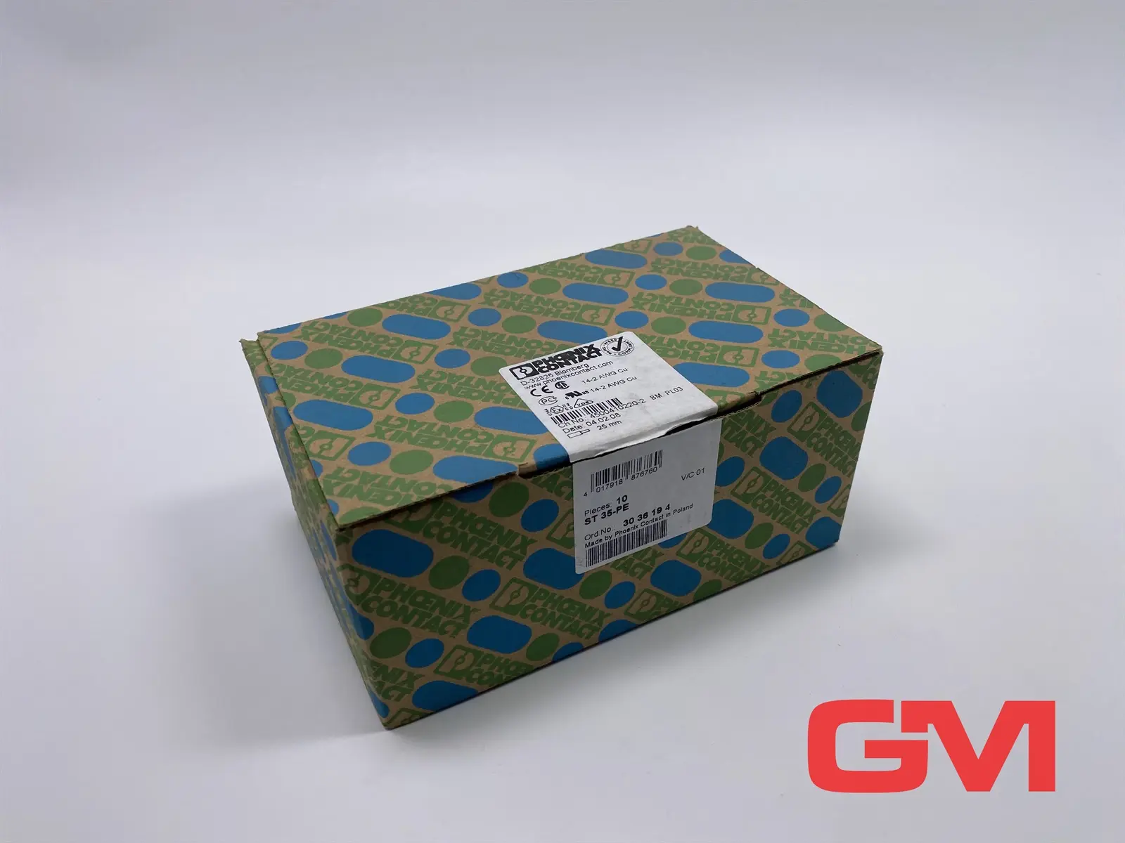 Produktfoto 1 von VE 10x Phoenix Contact Schutzleiterklemme ST 35-PE ground terminal 3036194