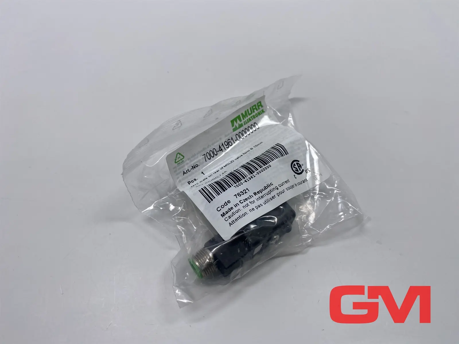 Produktfoto 1 von Murr Elektronik Ventilstecker 7000-41961-0000000 valve plug M12 Bauform B