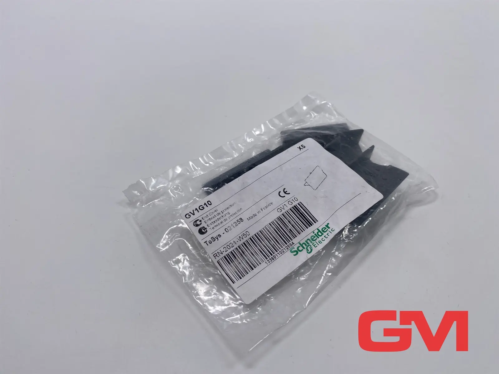 Produktfoto 1 von VE 5x Schneider Electric Endabdeckung GV1G10  end cover 021258 GV1 G10