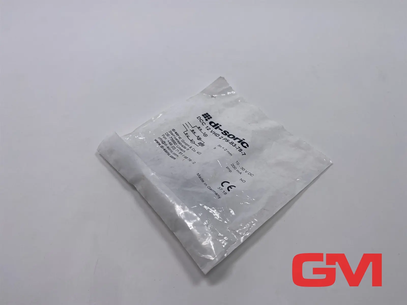 Produktfoto 1 von di-soric Näherungssensor DCC 12 VHD 2 PS-B3-78-7 proximity switch 207460
