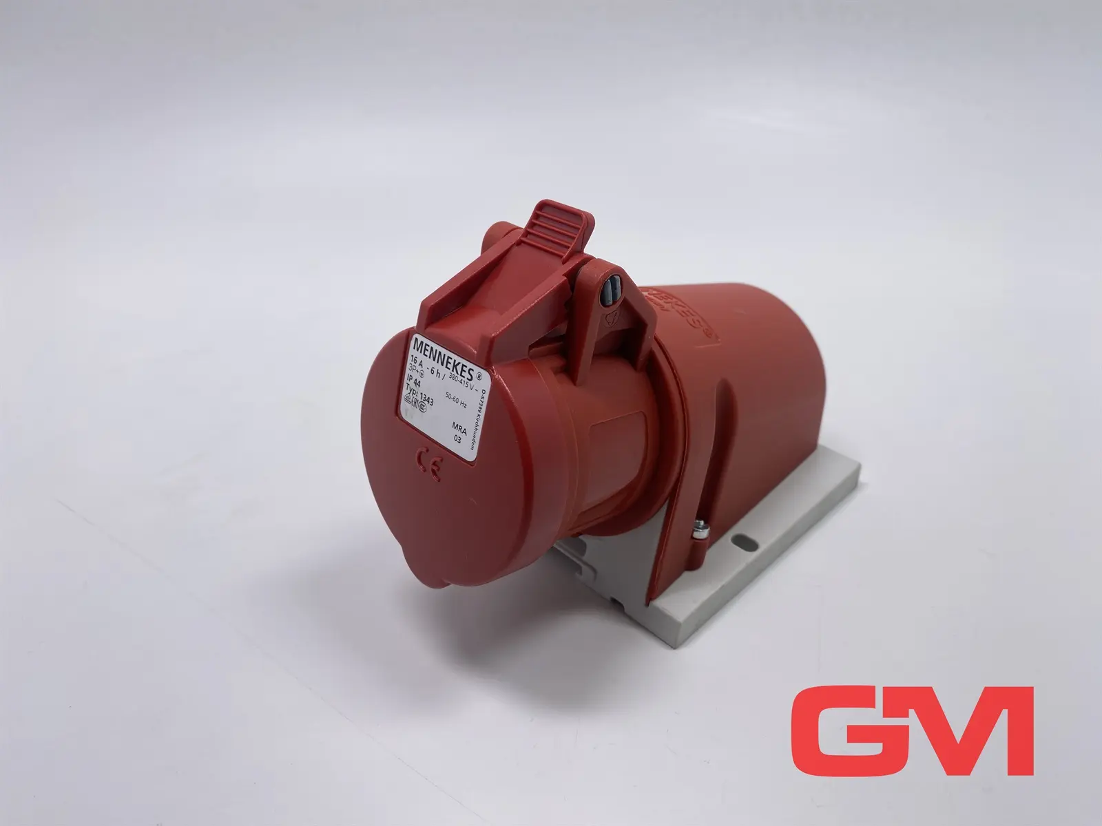 Produktfoto 1 von Mennekes Wandsteckdose Typ 1343 wall socket TwinCONTACT 16A-6h 400V 3P+PE