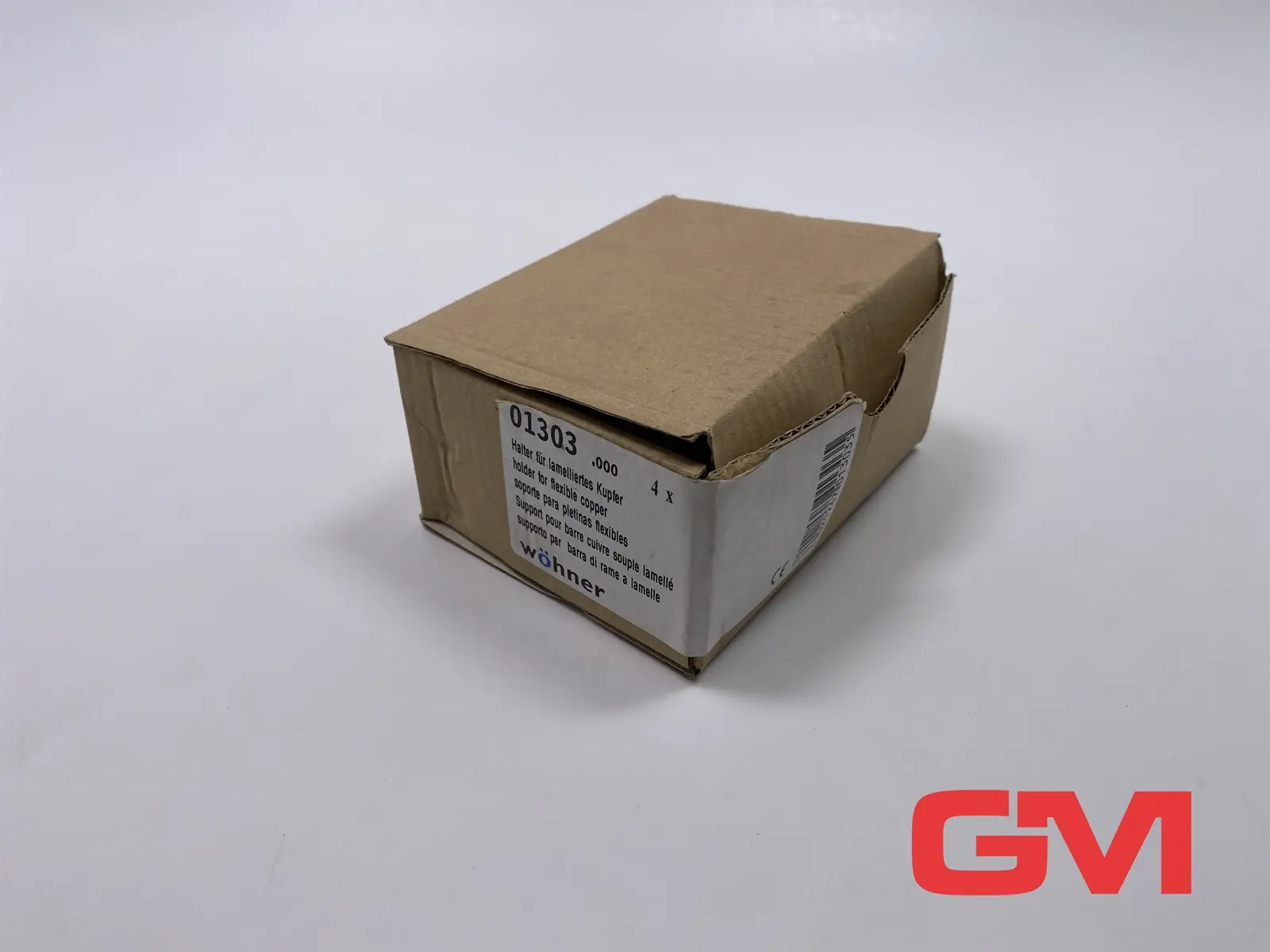 Produktfoto 1 von VE 4x Wöhner Halter 01303.000 holder 01303000 ür lamellierte Kupferschienen