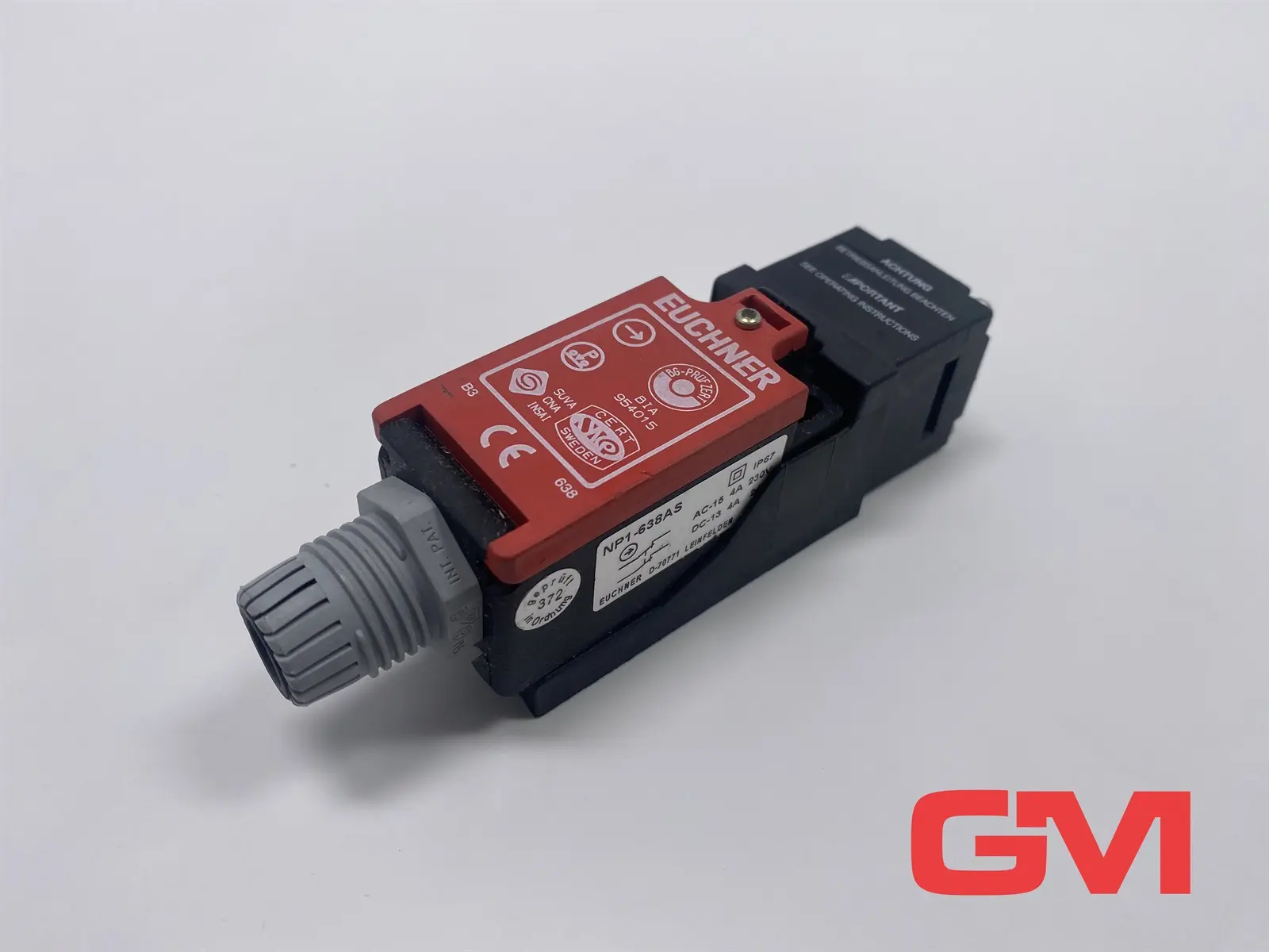 Produktfoto 1 von Euchner Sicherheitsschalter NP1-638AS safety interlock switch 230V/24V 059249