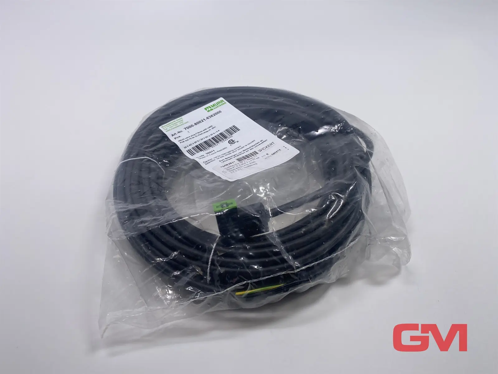 Produktfoto 1 von Murr Verbindungsleitung 7000-80021-6362000 cable MSUD Ventilstecker C-8mm 20m