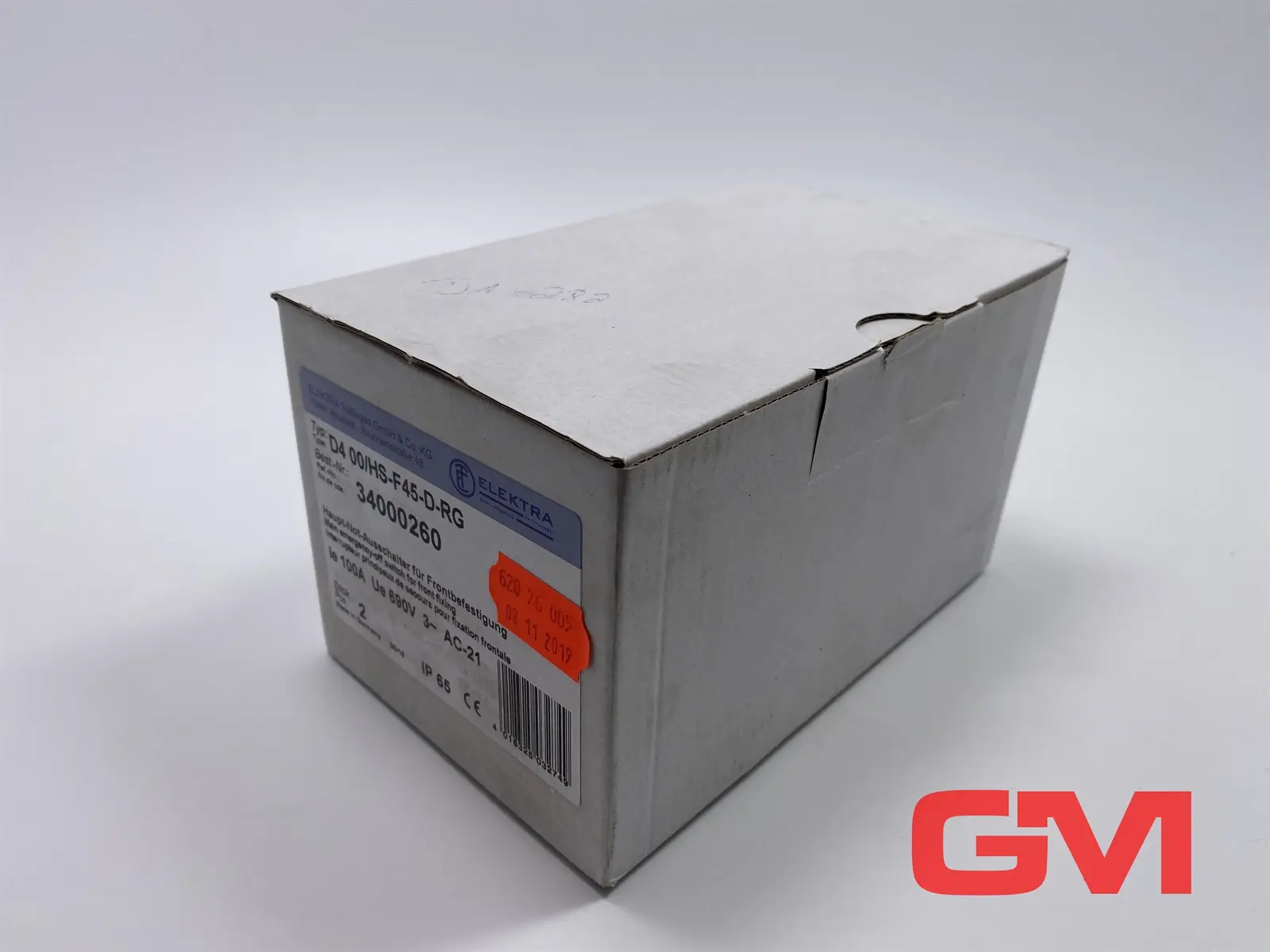 Produktfoto 1 von VE 2x Elektra Tailfingen Haupt-Not-Ausschalter D4 00/HS-F45-D-RG switch 34000260