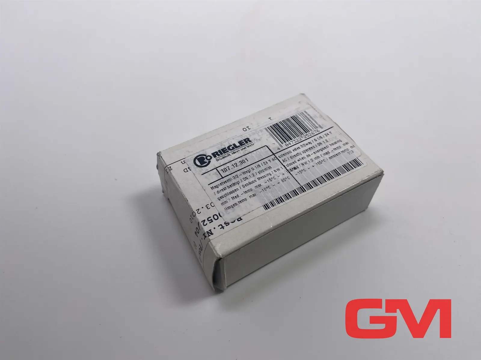 Produktfoto 1 von ASCO Riegler Magnetventil 107.12.301 SCG356A001VMS valve 430 05421 3/2 24VAC