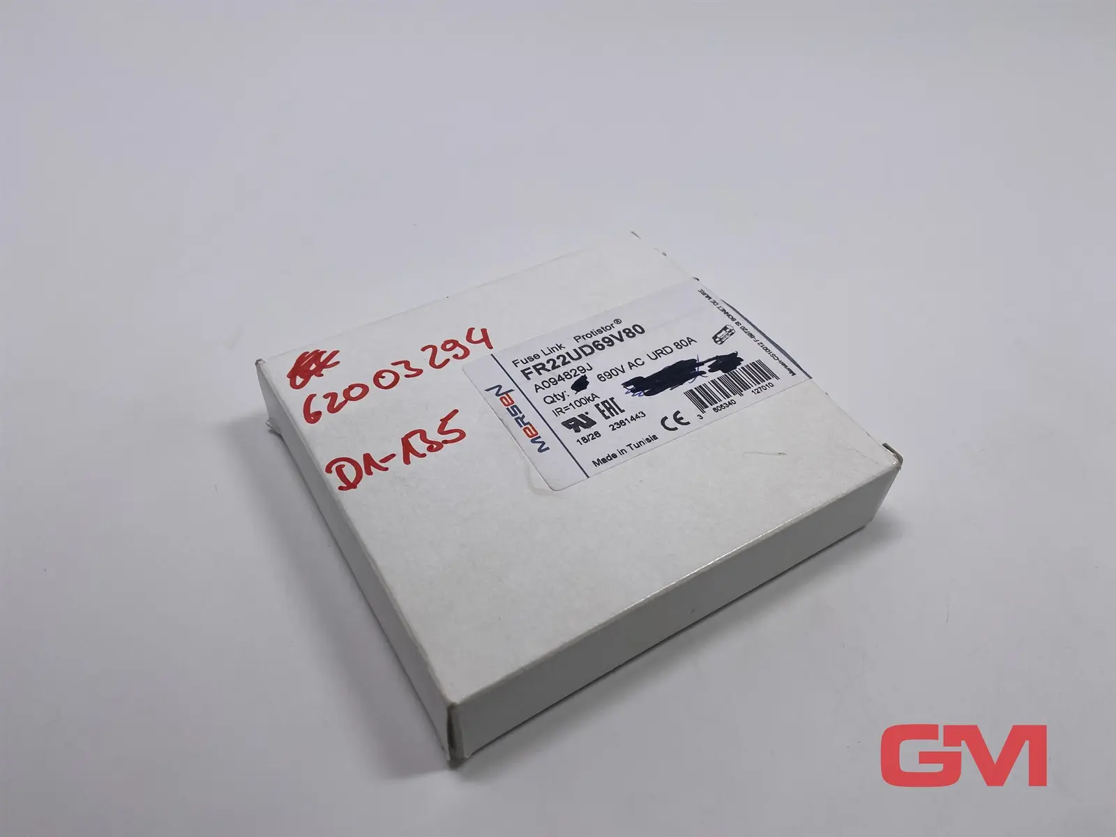 Produktfoto 1 von Mersen Zylinder-Sicherung FR22UD69V80 fuse link Protistor A094829J 690VAC 80A