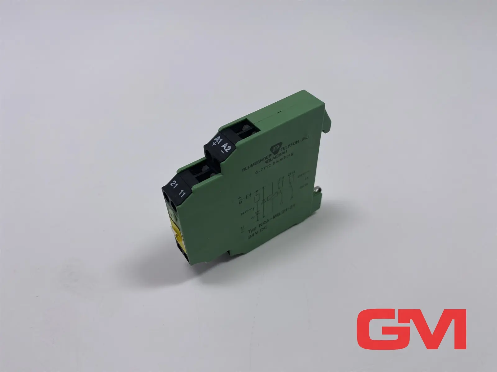 Produktfoto 1 von BTR Koppelrelais KRA-M8/21-21 couple relay 24V DC Koppelbaustein 11061925 grün