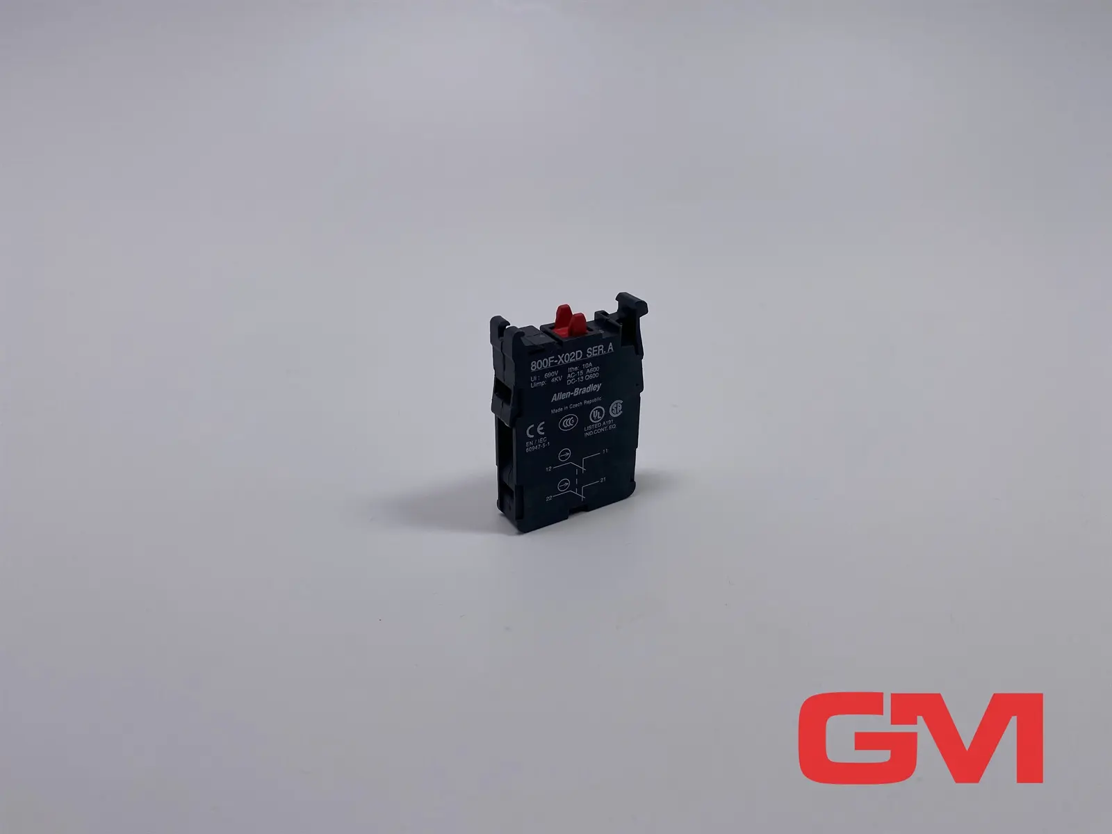 Produktfoto 1 von Allen-Bradley Kontaktelement 800F-X02D contact block 2NC Serie A 10A 690V