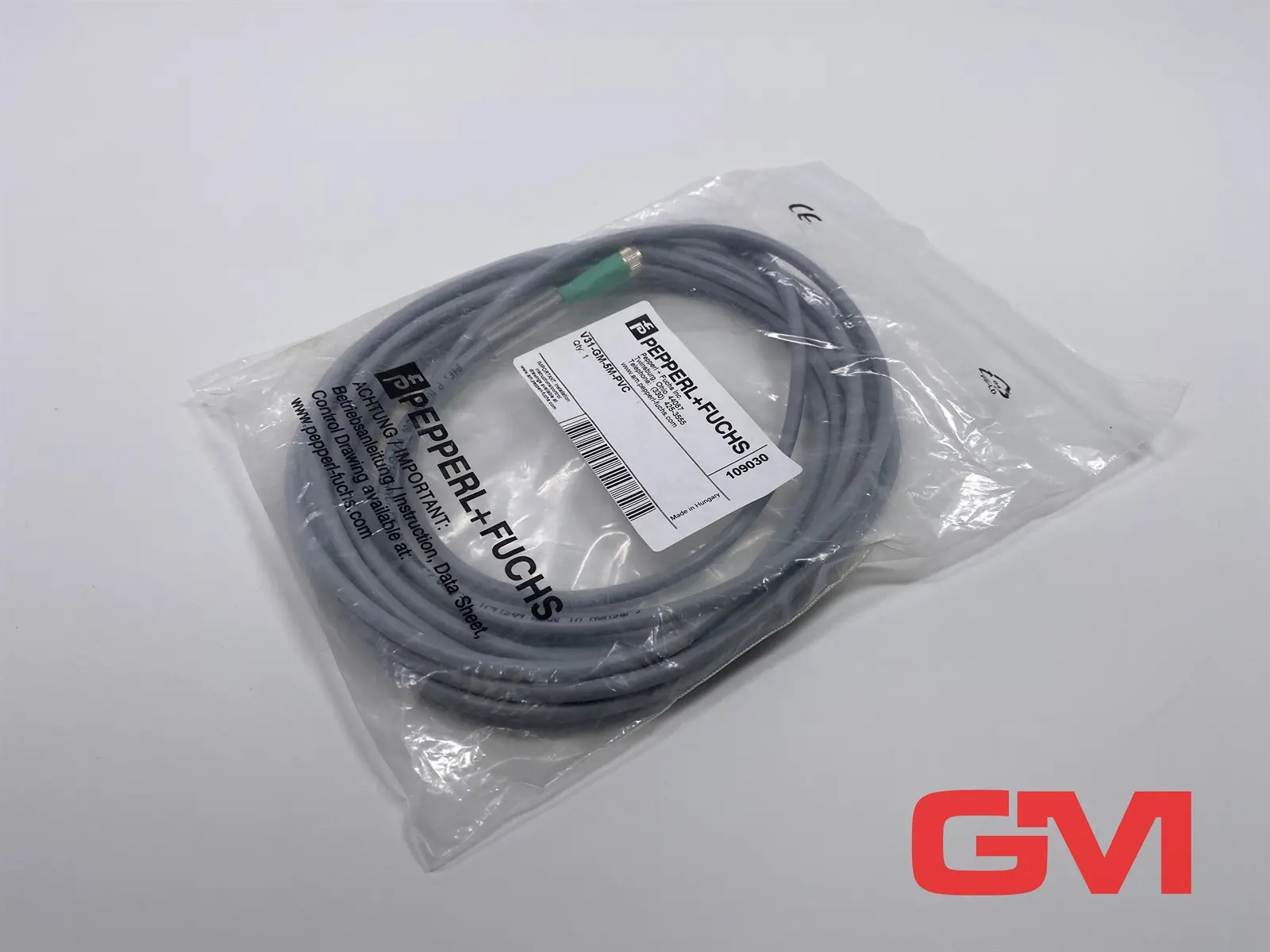 Produktfoto 1 von Pepperl + Fuchs Kabeldose V31-GM-5M-PVC cable box 109030 Sensor-Aktor-Kabel