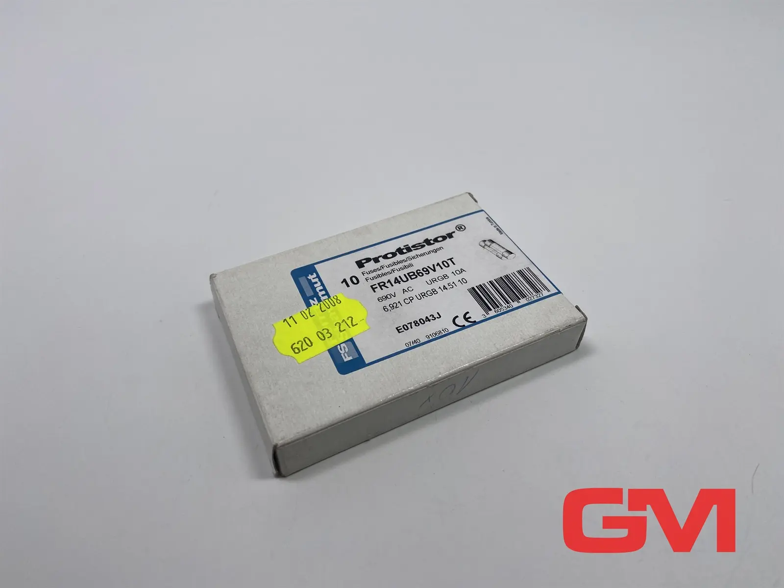 Produktfoto 1 von VE 10x Ferraz Shawmut Sicherung FR14UB69V10T fuse 690VAC URGB 10A Protistor