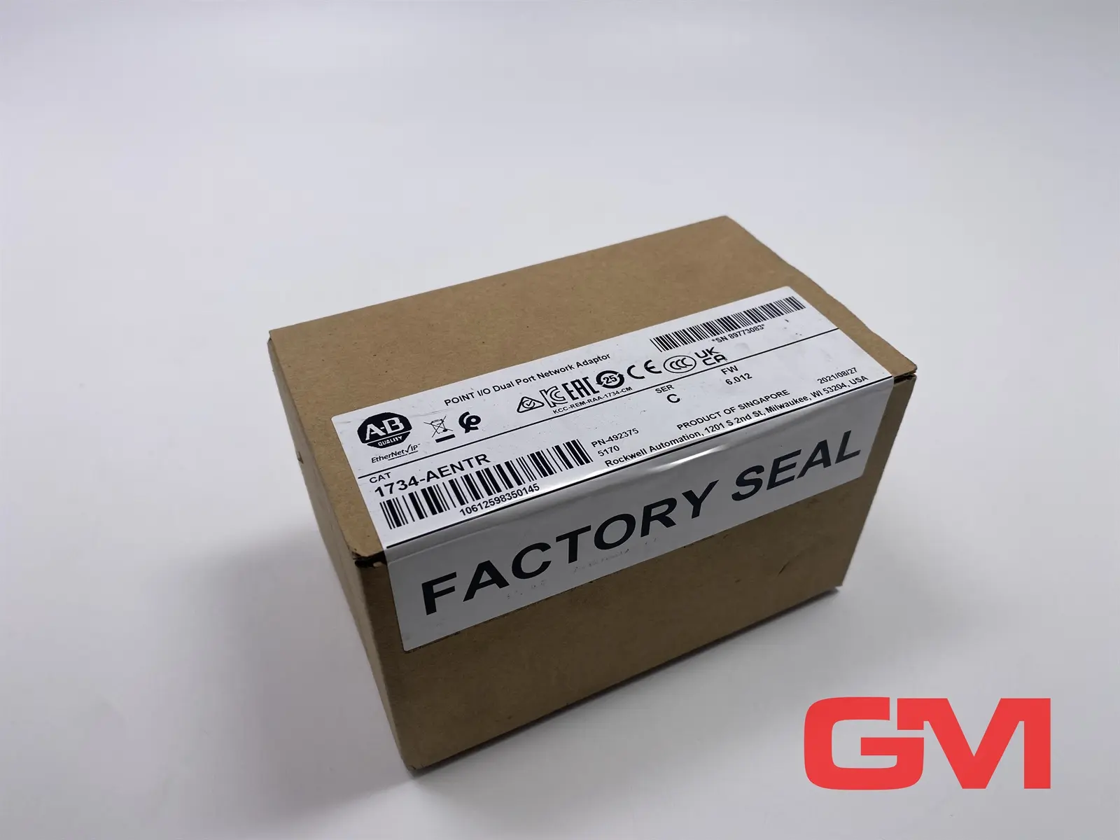 Produktfoto 1 von Allen-Bradley Netzwerkadapter 1734-AENTR Adaptor PN-492375 Ser. C F/W 6.012