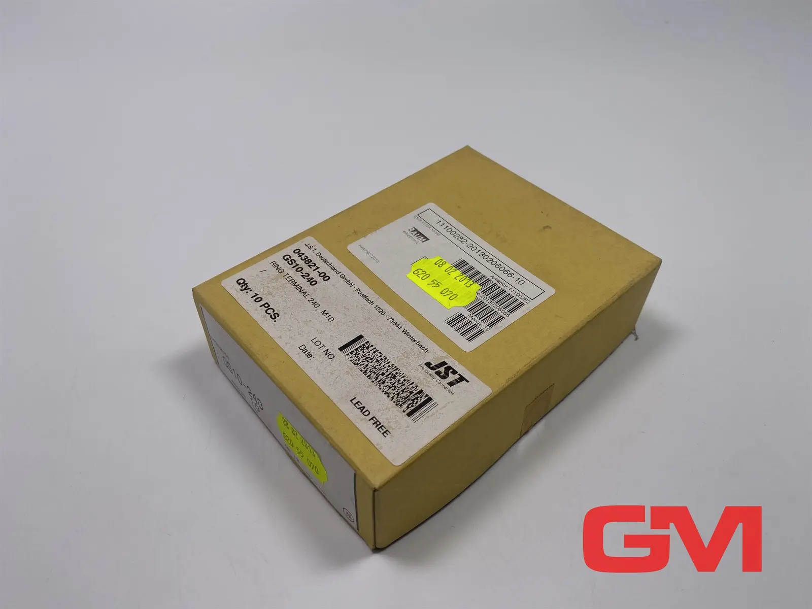 Produktfoto 1 von VE 10x JST Ringkabelschuh GS10-240 ring terminal 240² M10 JST10-240 043821-00