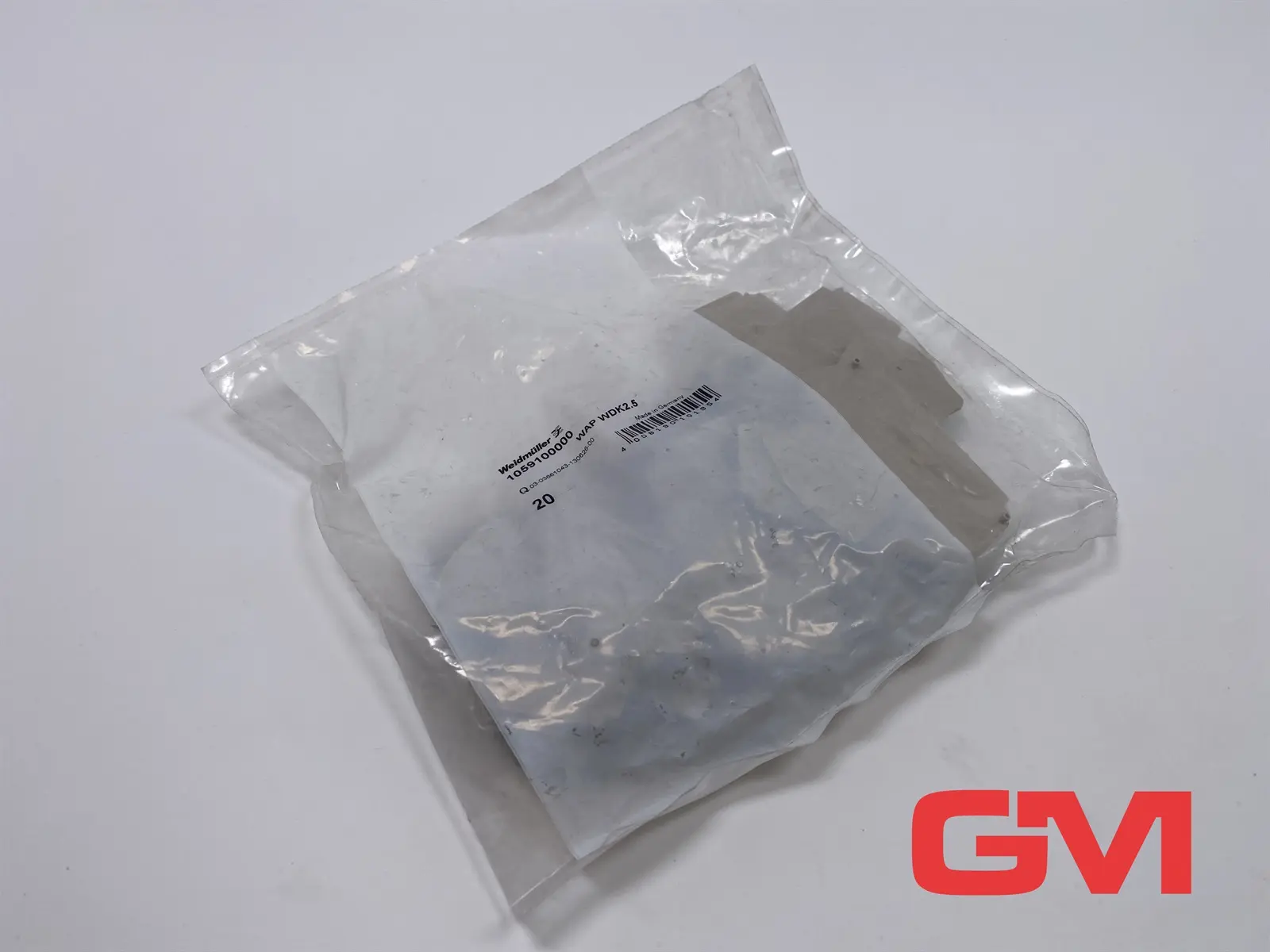 Produktfoto 1 von VE 20x Weidmüller Abschlussplatte (Klemmen) WAP WDK2.5 end plate 1059100000