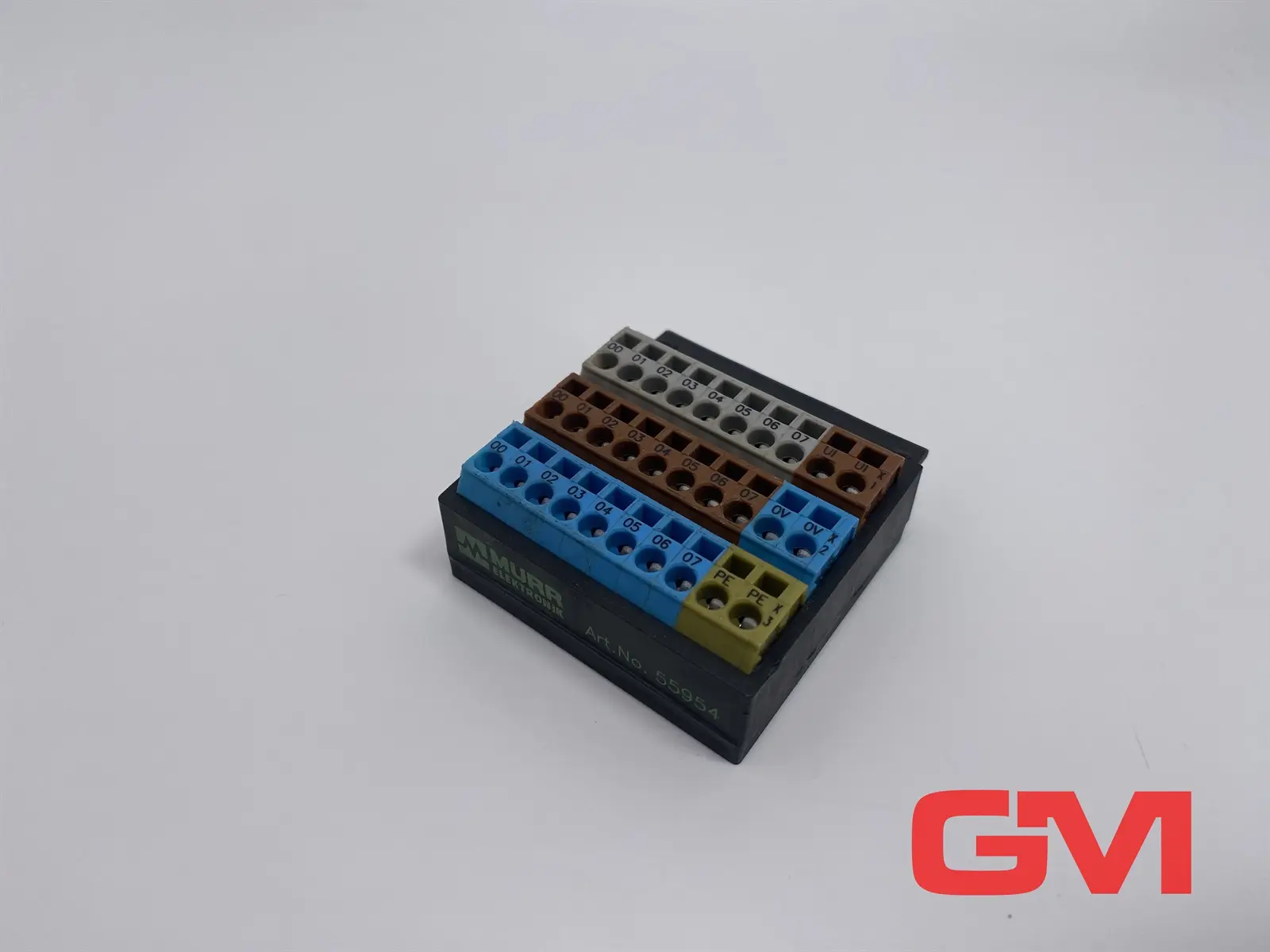 Produktfoto 1 von Murr Elektronik Klemmenblock 55954 MBM 3-wire springe force clamp block