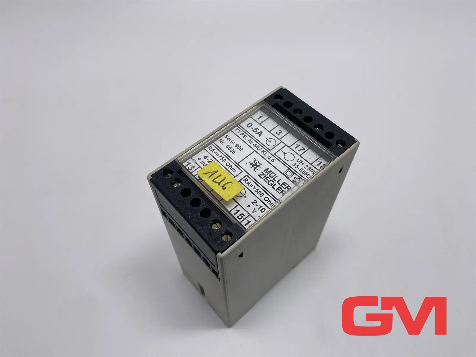 Produktfoto 1 von Müller Ziegler Meßumformer Iw-MU KL. 0,5 transducer 0-5A 230V Serie 900