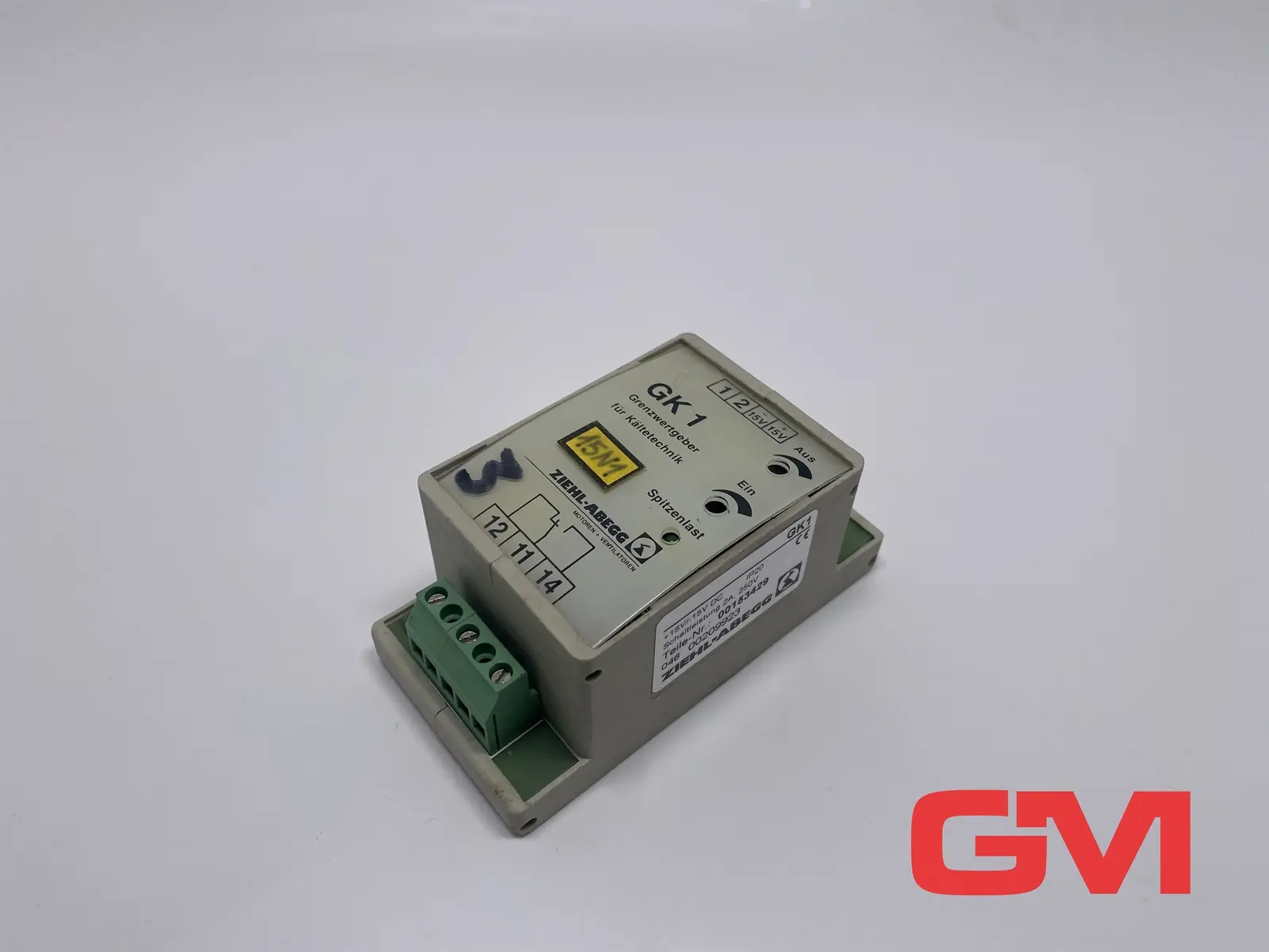 Produktfoto 1 von Ziehl-Abegg Grenzwertgeber GK 1 limit indicator 00153429 Kaltetechnik 2A