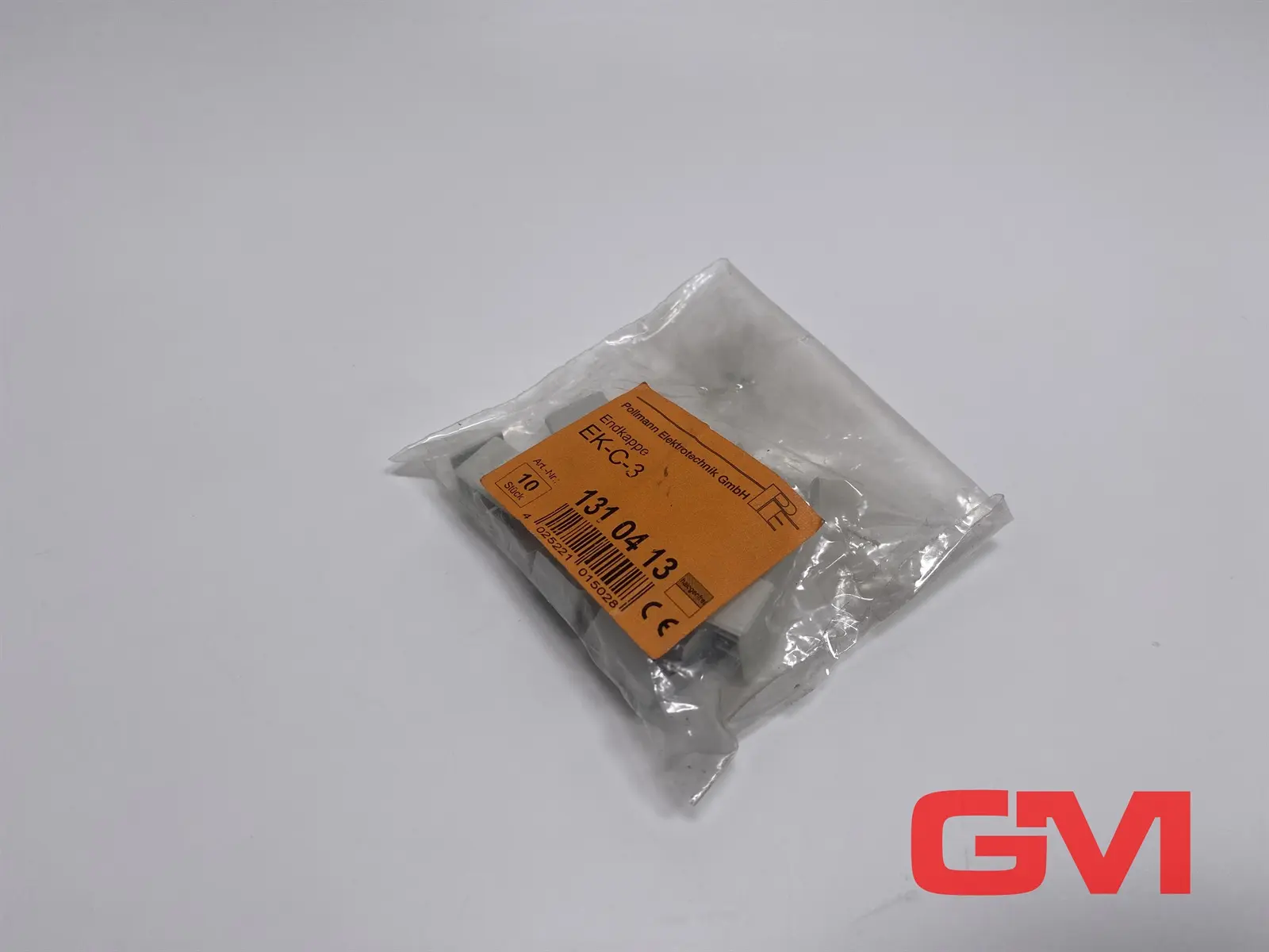 Produktfoto 1 von VE 10x Pollmann Endkappe EK-C-3 end cap 1310413 Sammelschienenendkappe
