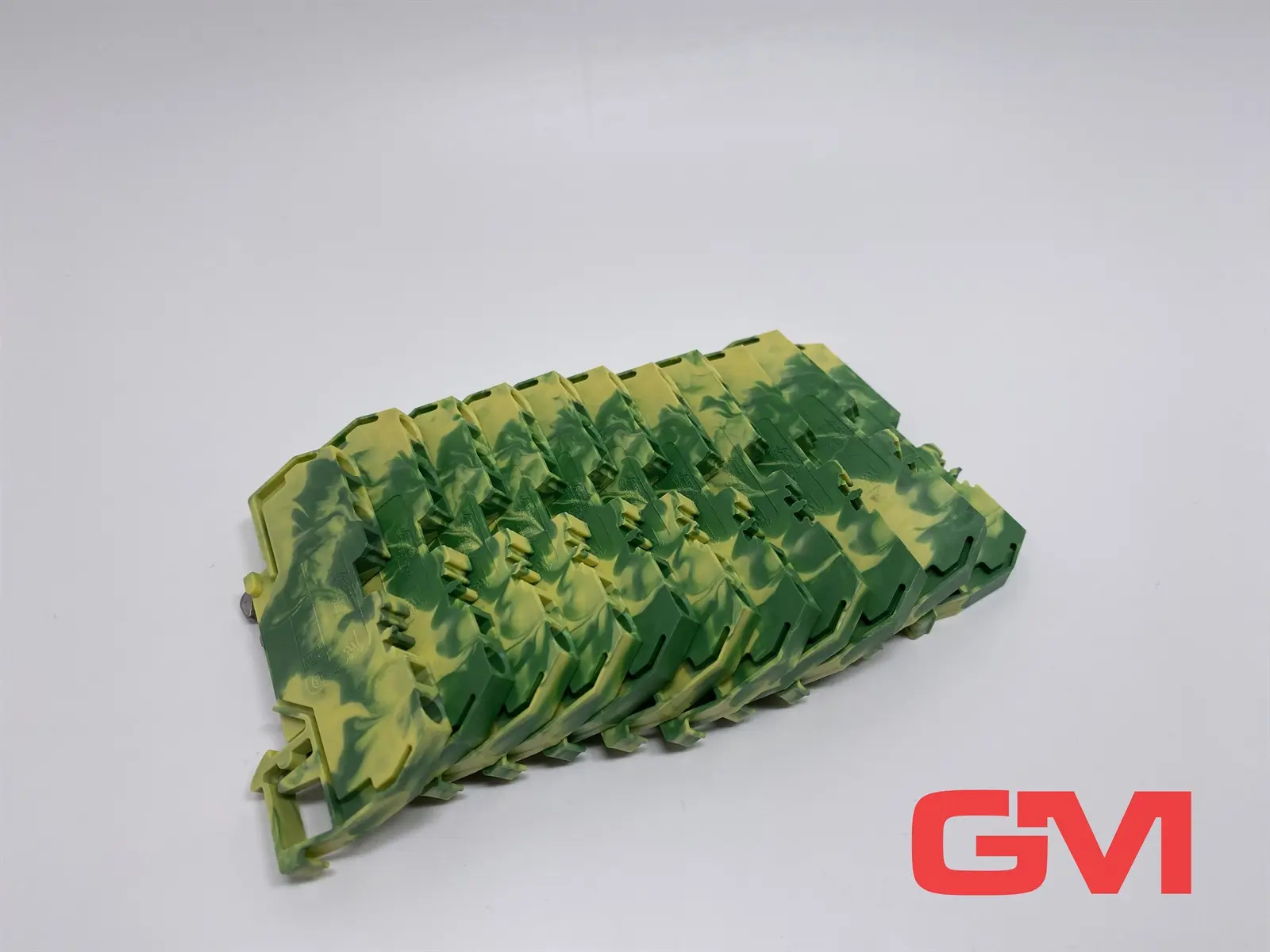 Produktfoto 1 von VE 11x 4-Leiter-Schutzleiterklemme 281-657 ground terminal block 4mm² grün-gelb