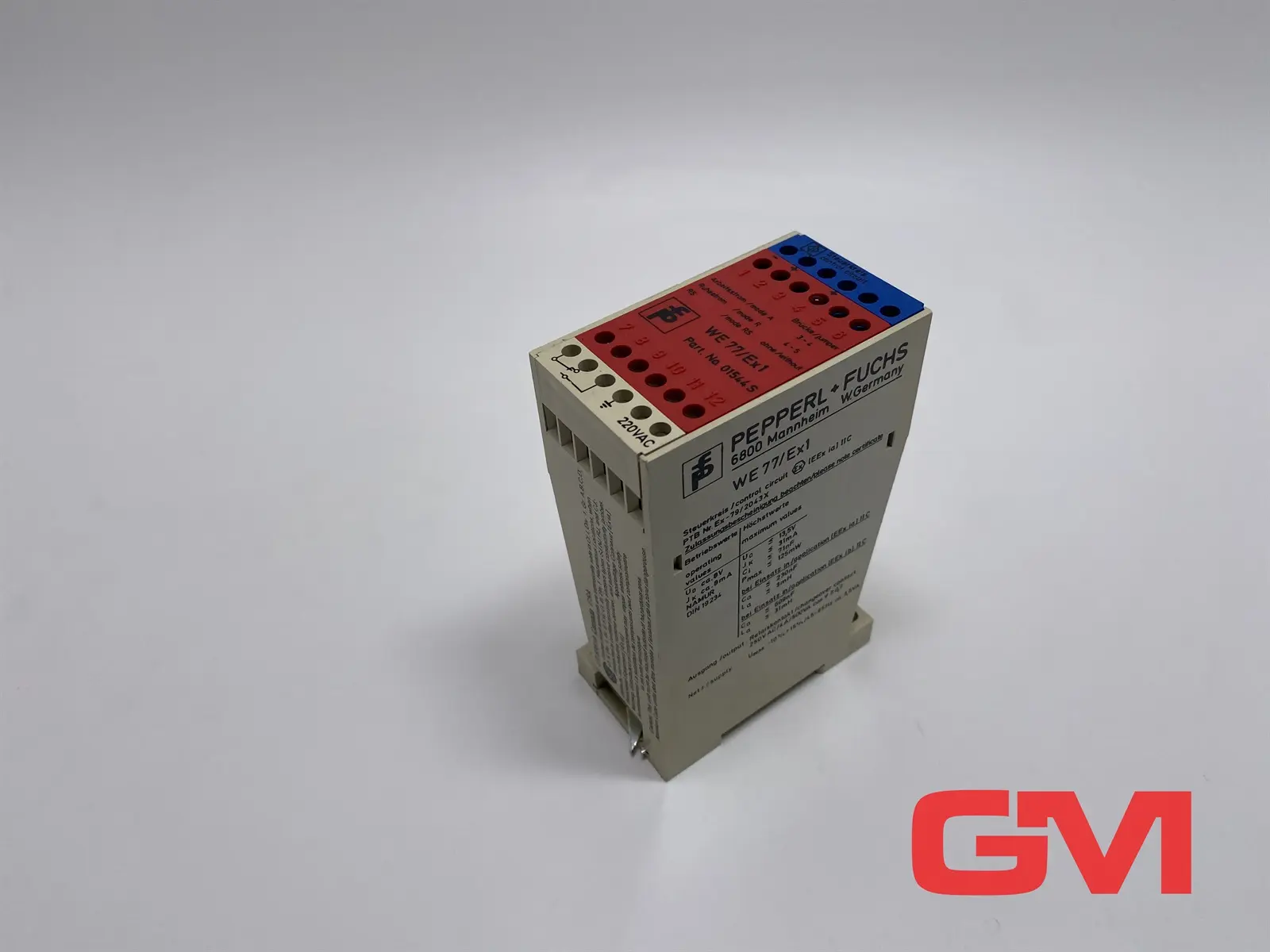 Produktfoto 1 von Pepperl + Fuchs Schaltverstärker WE77/Ex1 circuit amplifier 01544S 220VAC