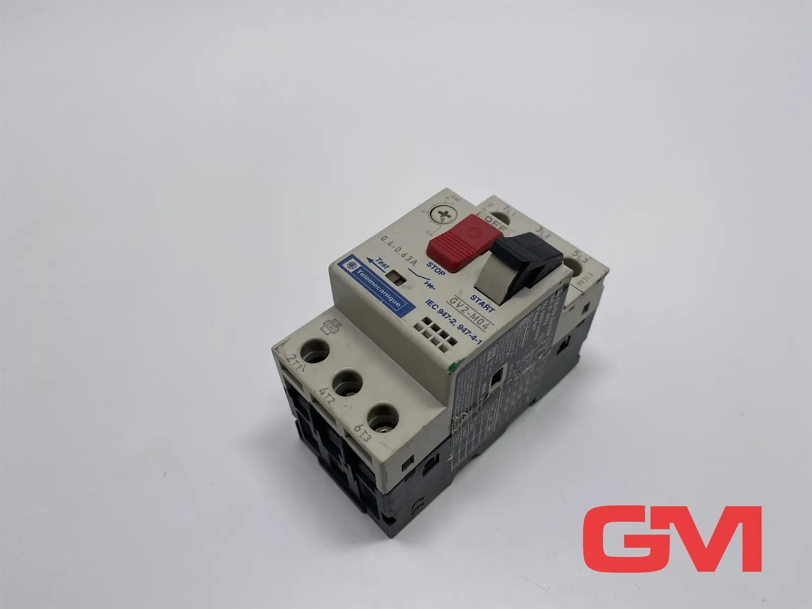 Produktfoto 1 von Telemecanique Motorschutzschalter GV2-M04 circuit breaker 0,4-0,63 beschädigt