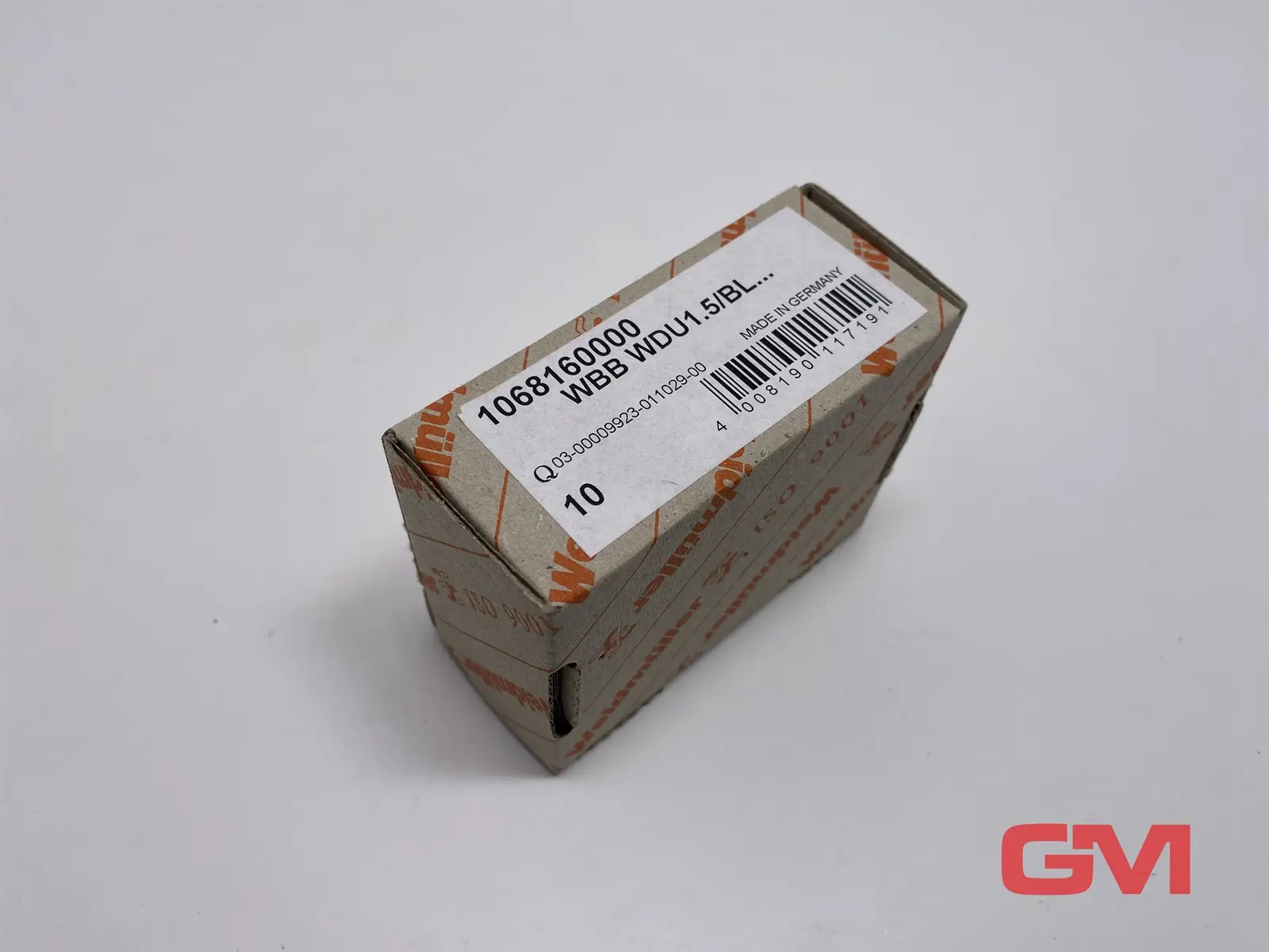 Produktfoto 1 von VE 10x Weidmüller Trennwand WBB WDU1.5/BL partition plate 1068160000 orange