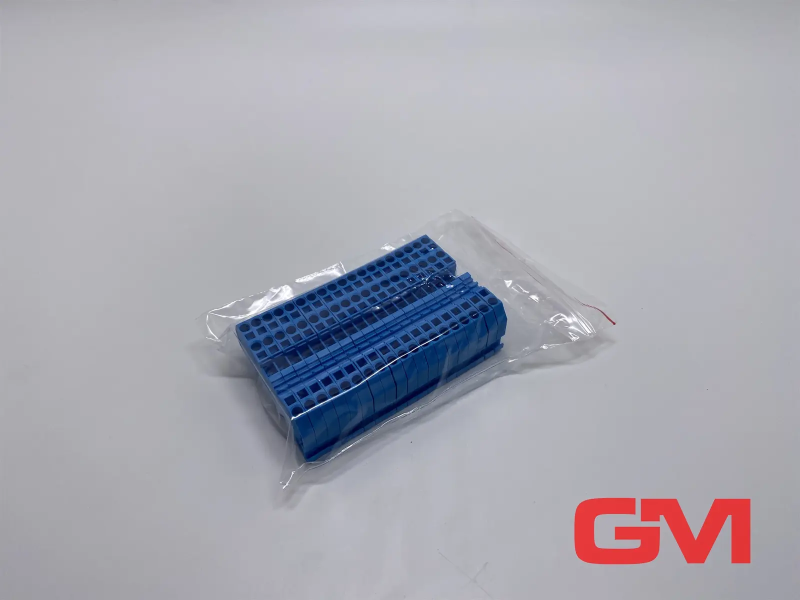 Produktfoto 1 von VE 19x Wago 4-Leiter-Durchgangsklemme 281-654 termiinal block 4mm² blau