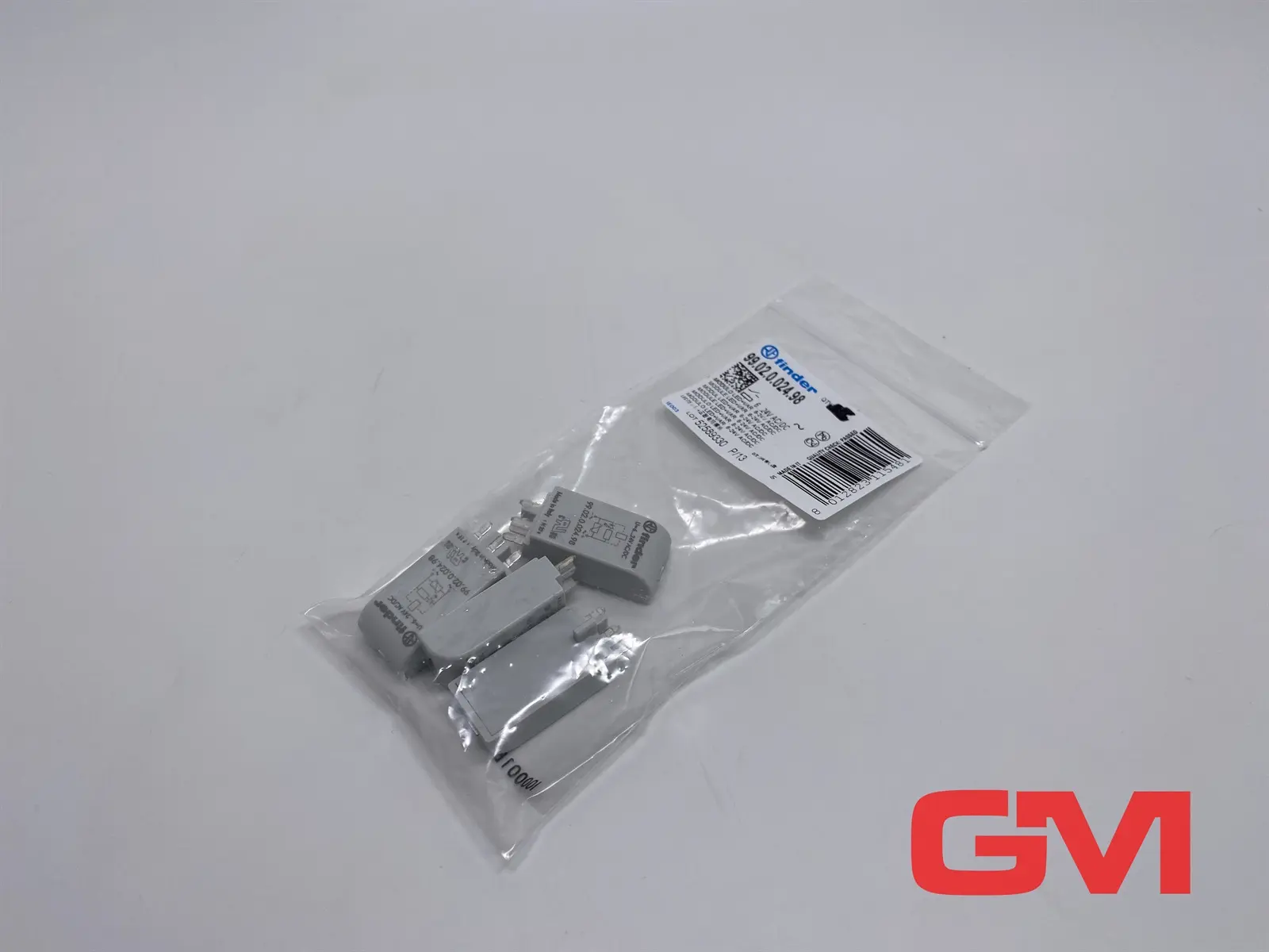 Produktfoto 1 von VE 4x Finder Varistor Modul LED 99.02.0.024.98 LED module 6-24V AC/DC Steckmodul