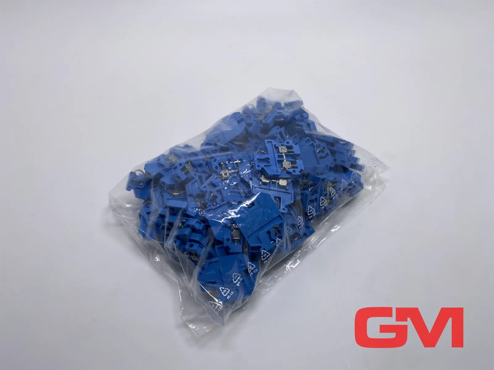 Produktfoto 1 von VE 96x Weidmüller Reihenklemme SAK 2.5 BL terminal block 2,5mm² 750V blau