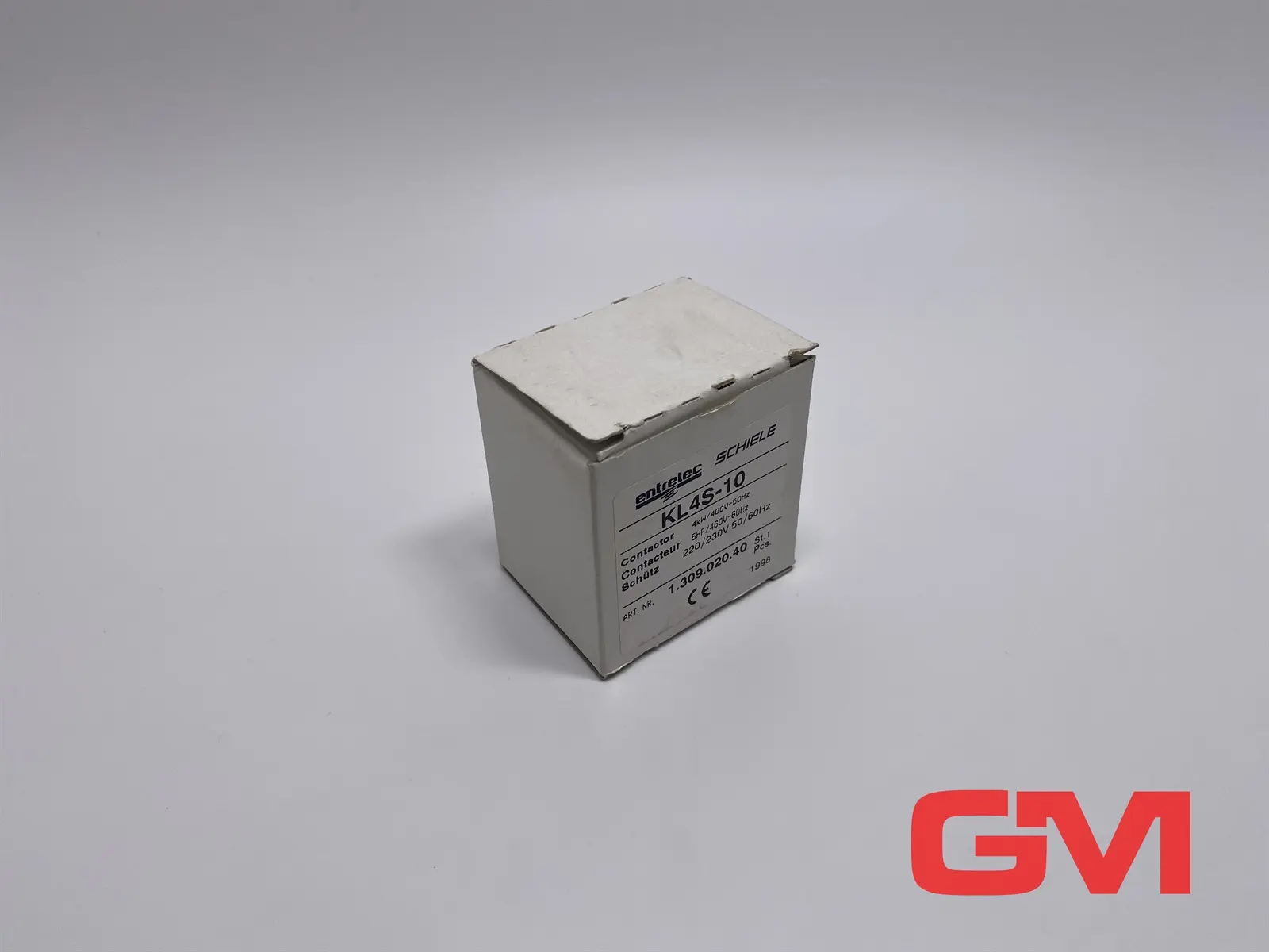 Produktfoto 1 von Entrelec Schiele Schütz KL4S-10 contactor 220/230V 50/60Hz 1NO 1.309.020.40