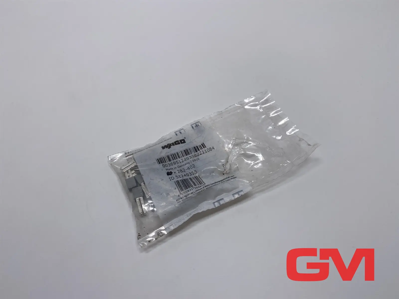 Produktfoto 1 von VE 19x Wago Brücker 282-402 Jumper insulated gray isoliert grau Polyamid