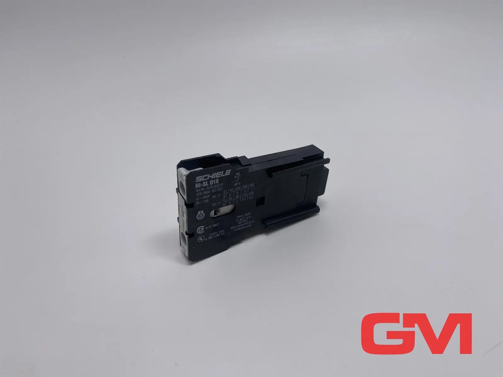 Produktfoto 1 von Schiele Hilfsschütz Hi-SL 01E auxiliary contactor 1NO+1NC 10A 660V 327002201