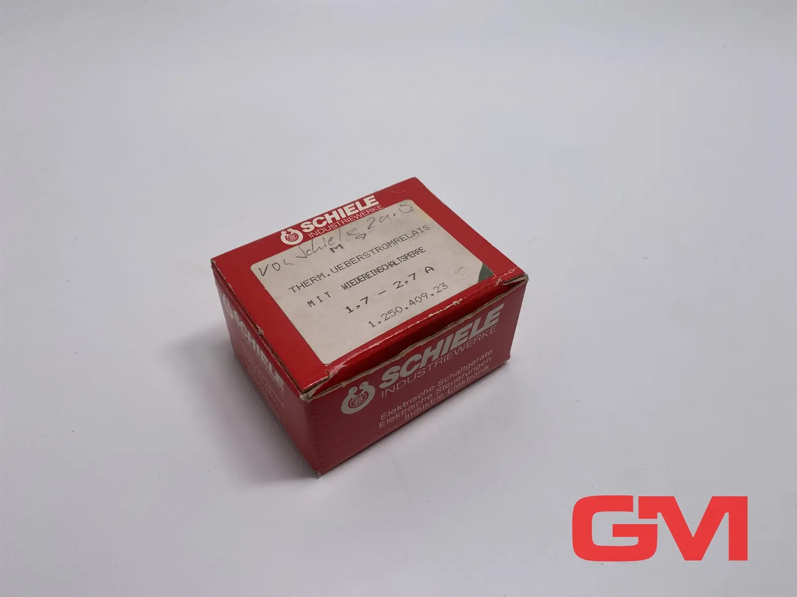 Produktfoto 1 von Schiele Thermisches Überstromrelais M9 overcurrent relay 1,7-2,7A 1.250.409.23