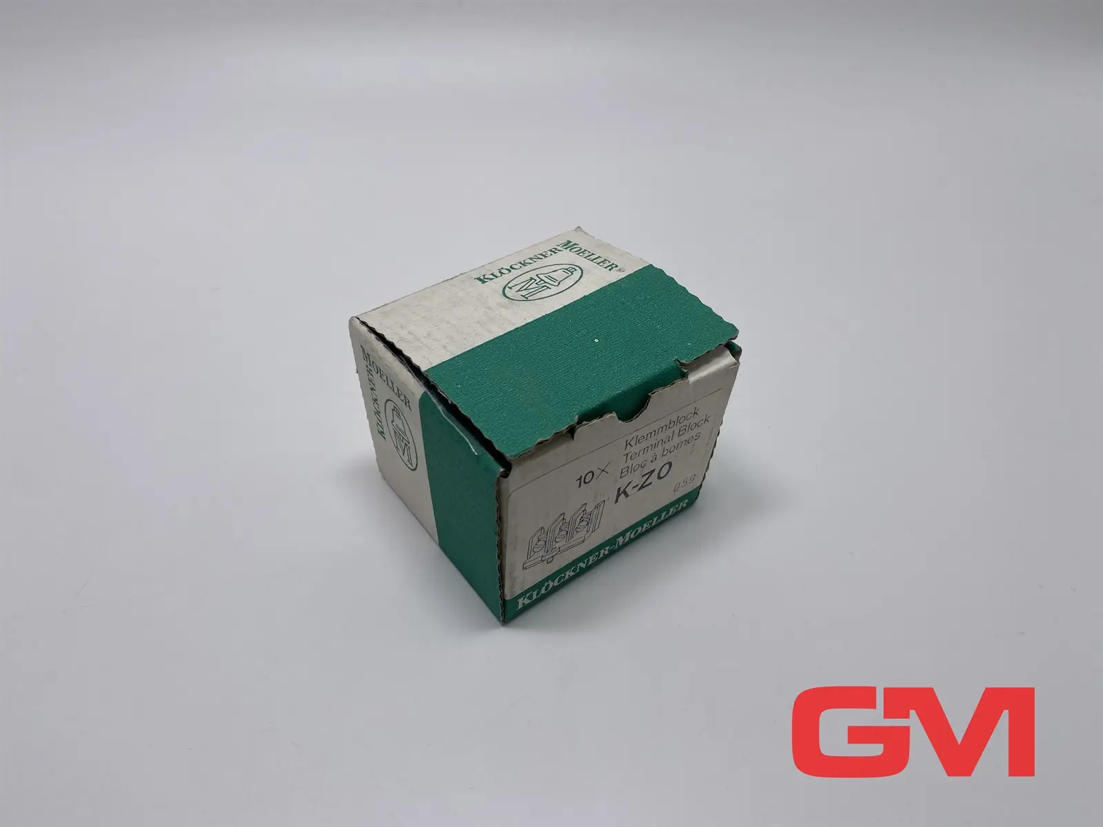 Produktfoto 1 von VPE 10x Klöckner Moeller Klemmblock K-Z0 terminal block 3-polig schraubbar