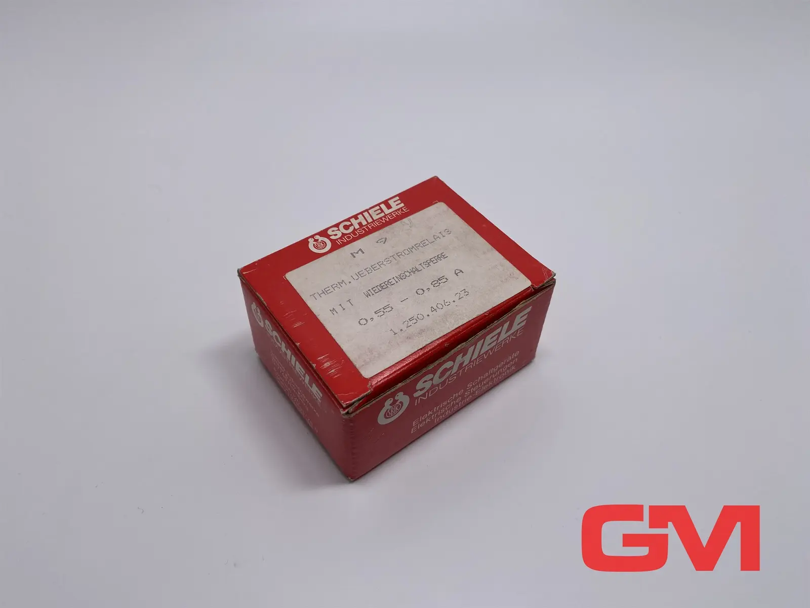 Produktfoto 1 von Schiele Thermisches Überstromrelais M9 overcurrent relay 0,55-0,85A 1.250.406.23
