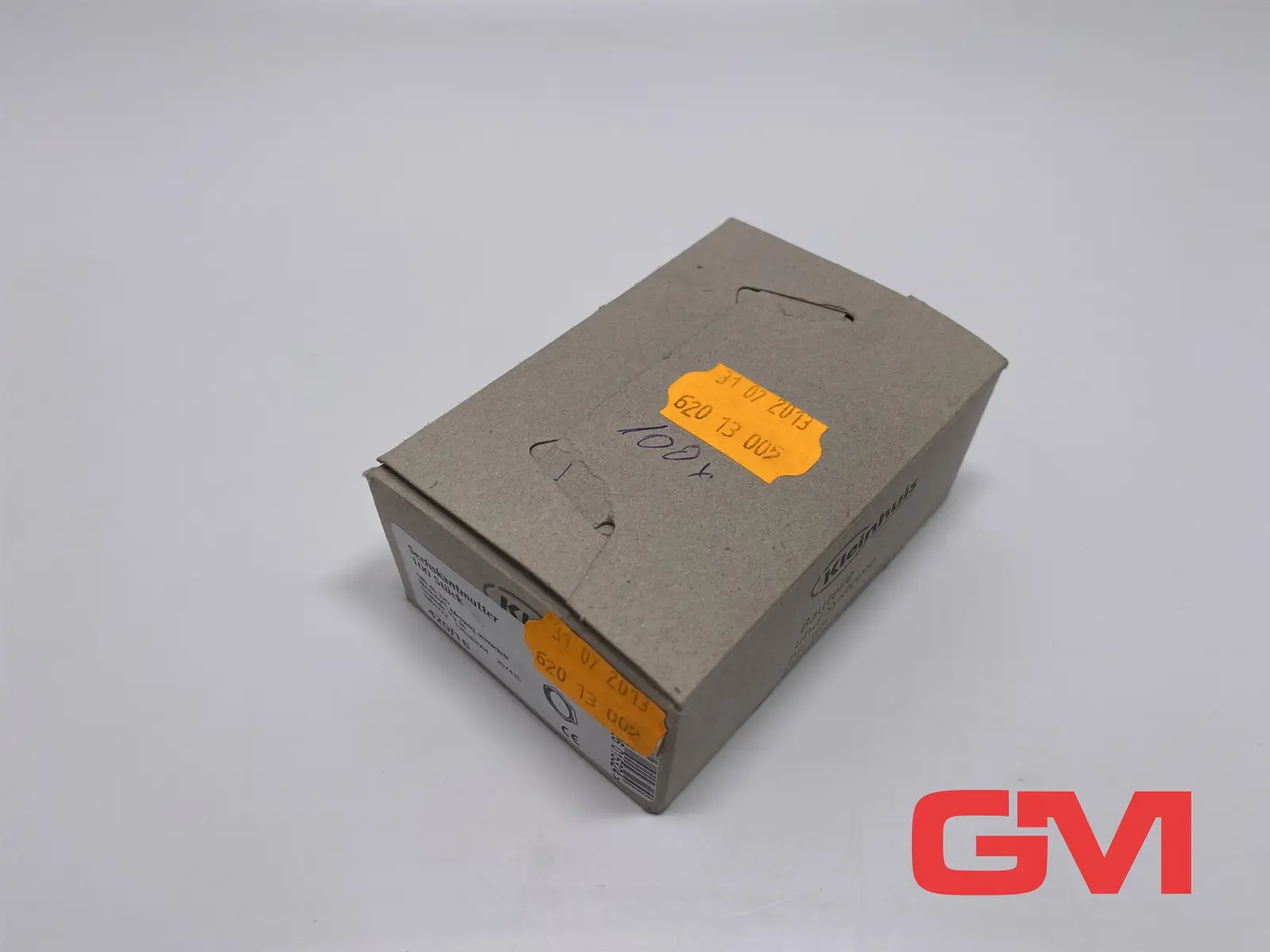 Produktfoto 1 von VE 100x Kleinhuis Sechskantmutter 3420/16 Hexagon Nut Pg 16 Messing vernickelt