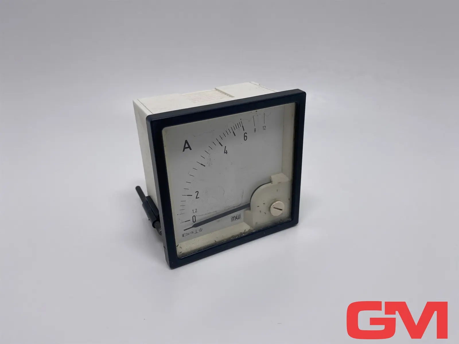 Produktfoto 1 von M&W Amperemeter 9g2 ammeter 0-12 A Analog Anzeigegerät Einbaumeßgerät