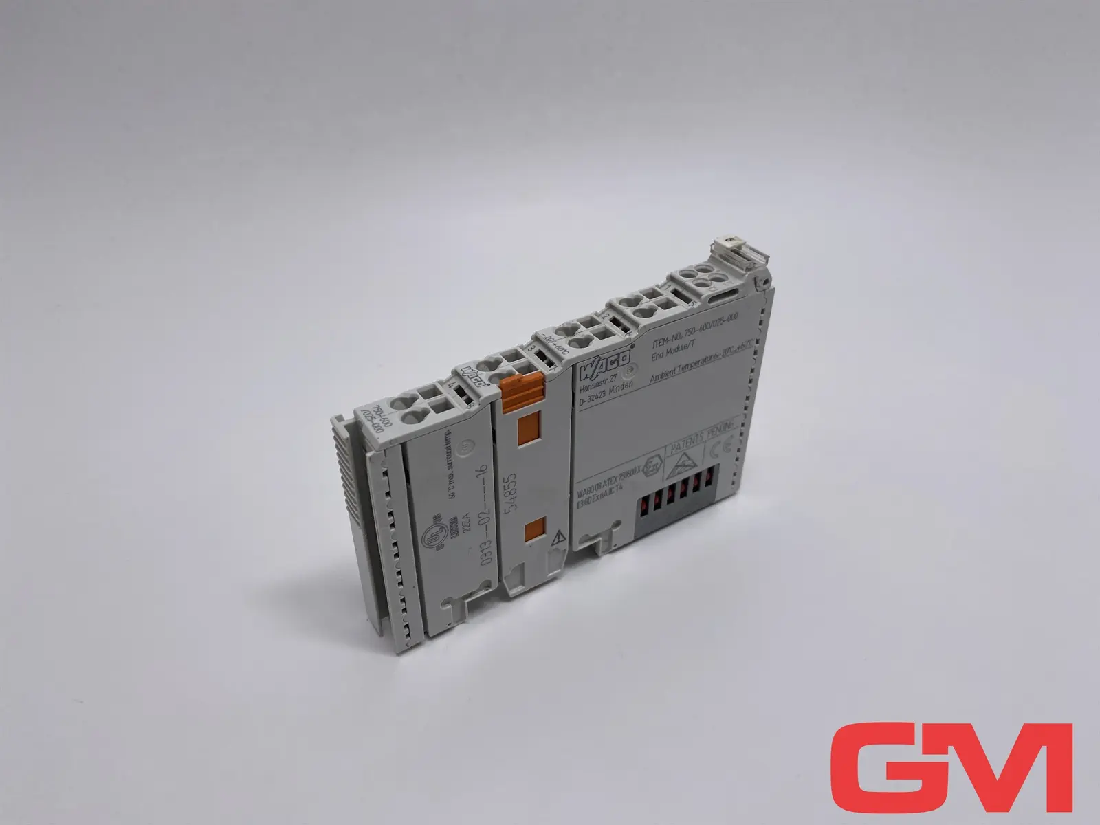 Produktfoto 1 von Wago Endmodul 750-600/025-000 end module Erw. Temperatur Busendklemme Endklemme