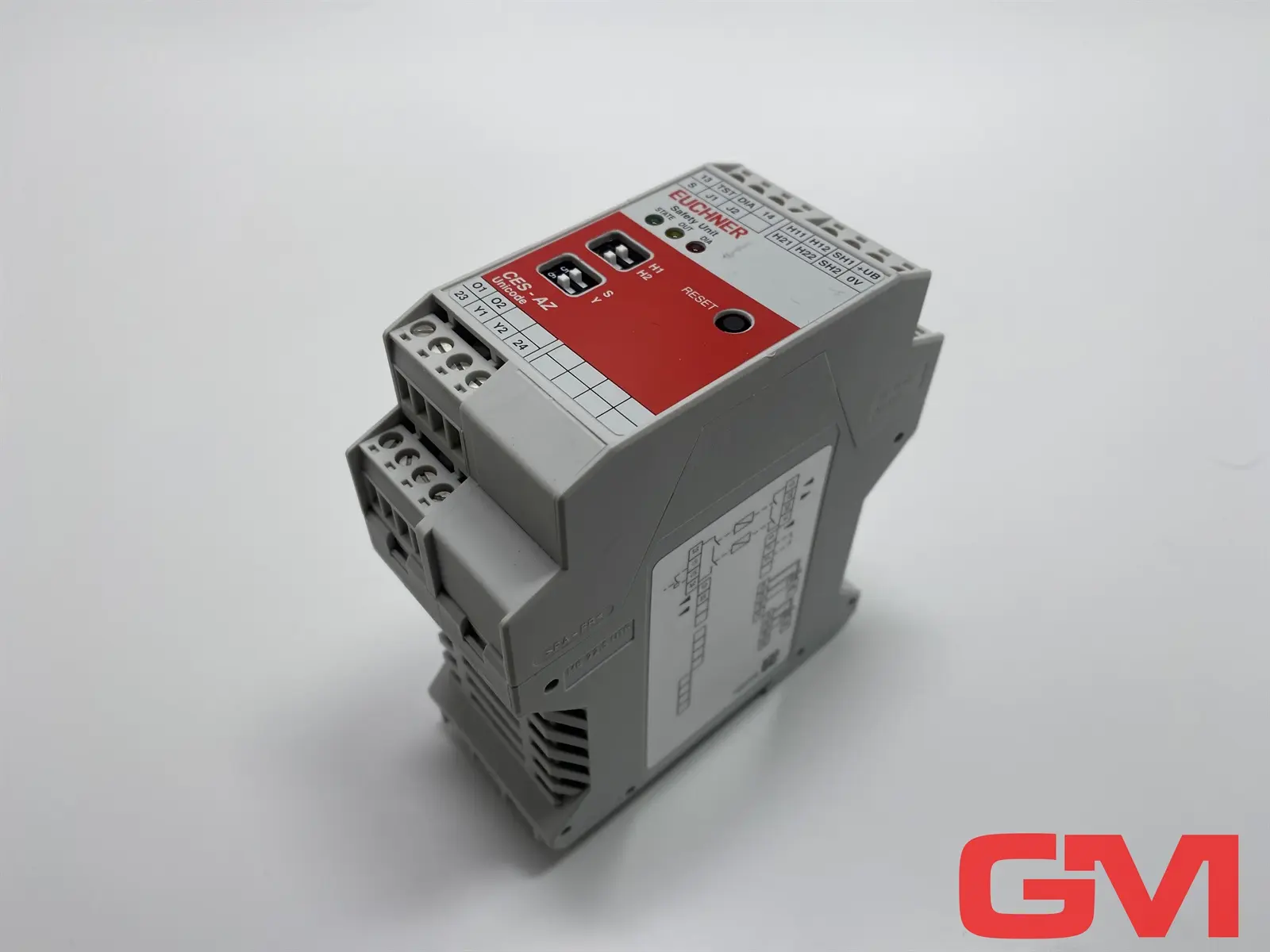 Produktfoto 1 von Euchner CES-AZ-AES-02B DC 24/30/60 V 2/6/0,3  Auswerteinheit 104775 safety unit