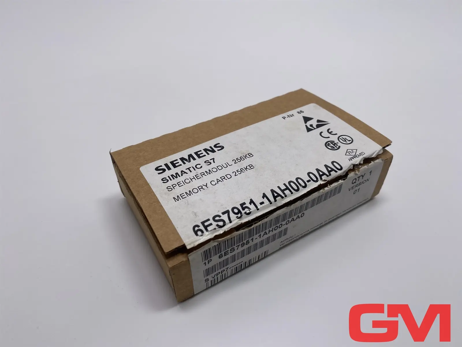 Produktfoto 1 von Siemens Speichermodul 6ES7951-1AH00-0AA0 memory card 256KB SIMATIC S7 Version 1