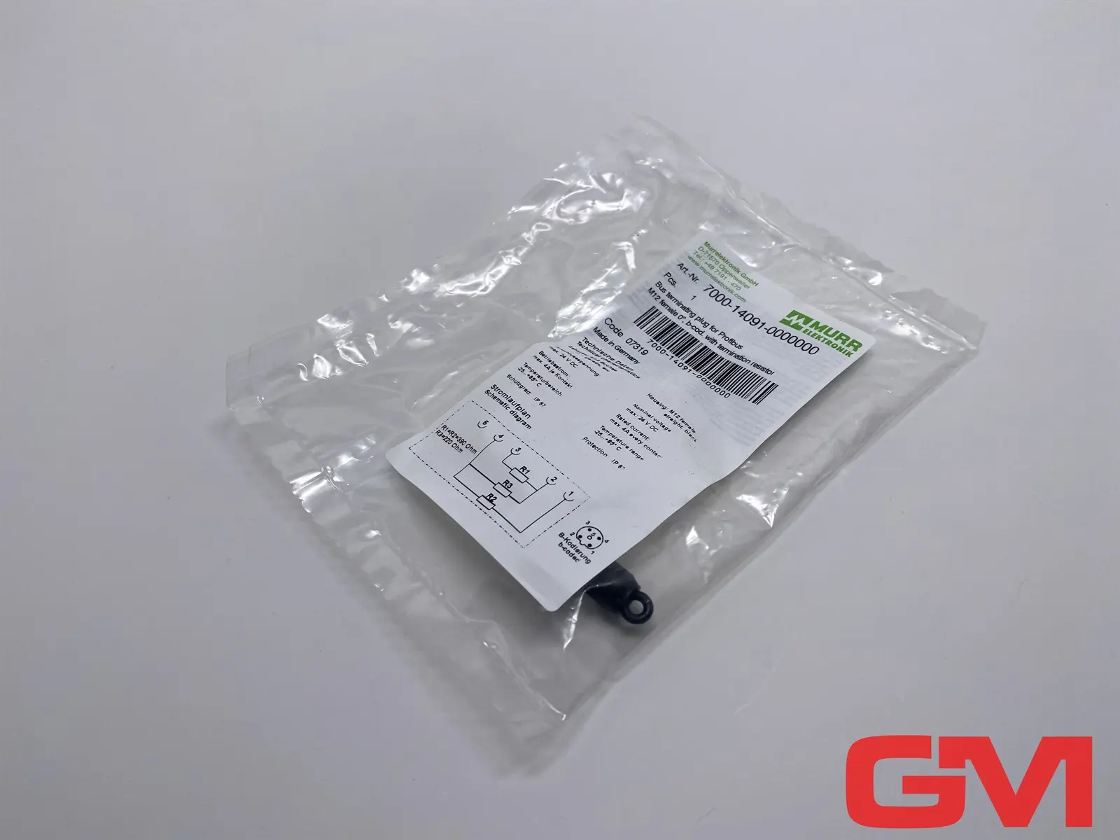 Produktfoto 1 von Murr Elektronik Busabschlussbuchse M12 B-kod. 7000-14091-0000000 bus plug