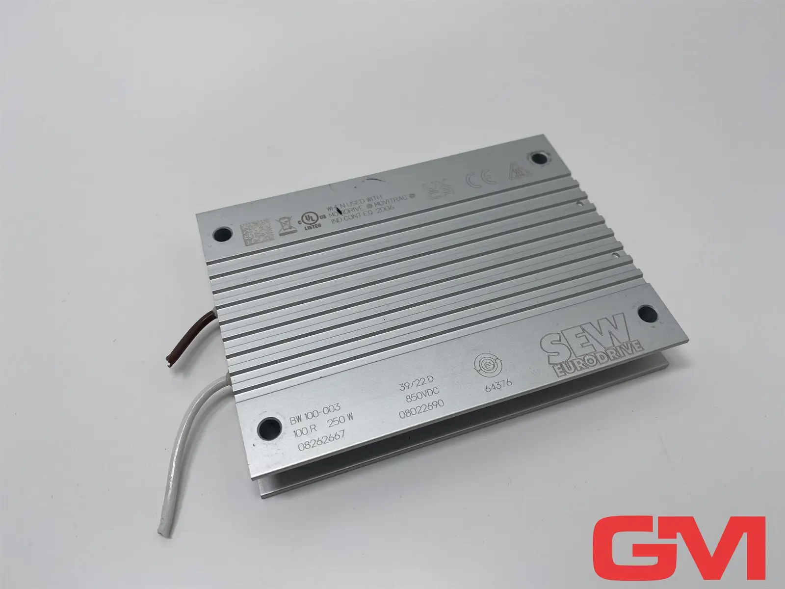 Produktfoto 1 von SEW Eurodrive Bremswiderstand BW 100-003 braking resistor 08262667 100 Ohm 250W
