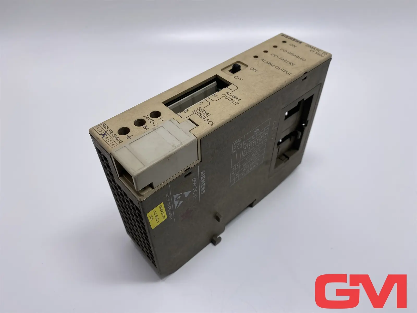 Produktfoto 1 von Siemens Anschaltung 6ES5318-8MA12 connection 318 E-Stand 03 Klammer fehlt