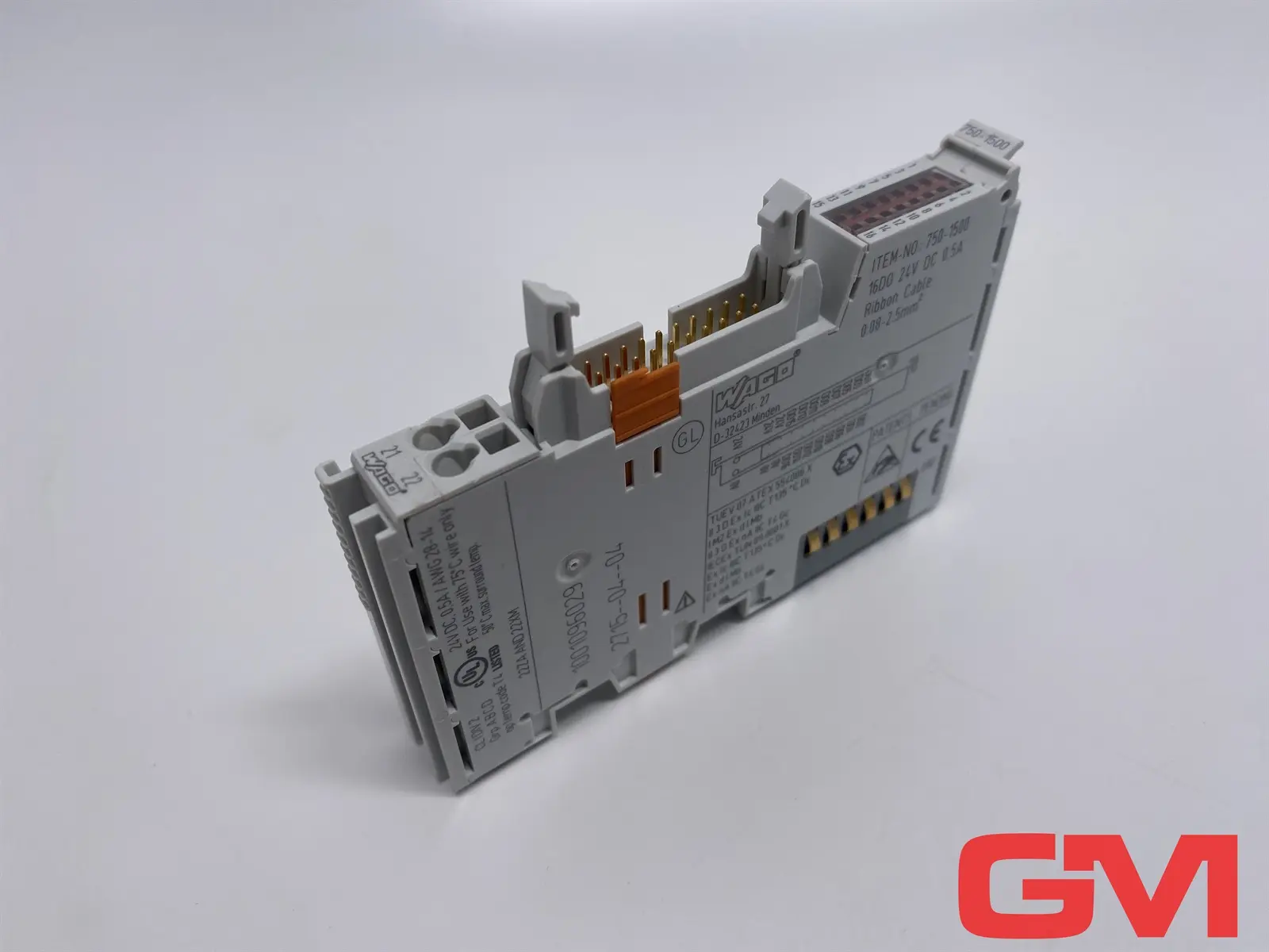 Produktfoto 1 von Wago Digitalausgangsmodul 750-1500 output module 16DO 24V DC 0,5A Flachbandkabel