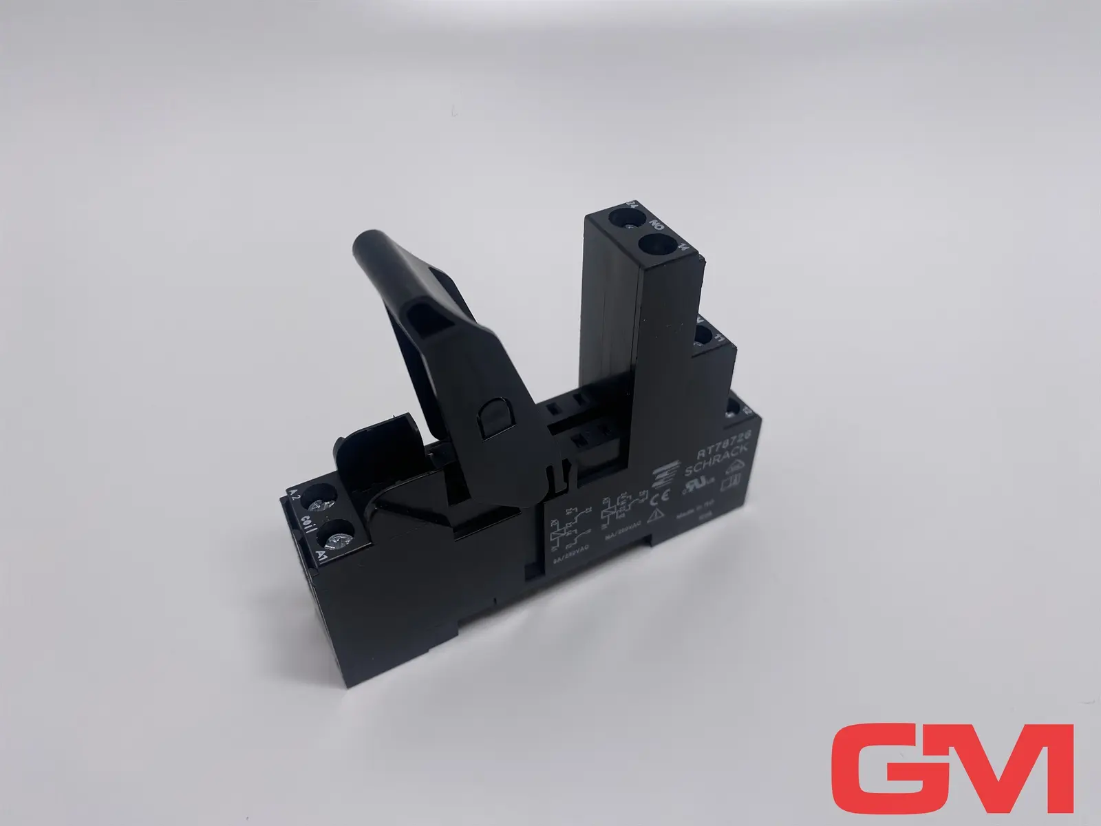 Produktfoto 1 von Schrack Stecksockel RT78726 plug-in socket 6A/250VAC 16A/250VAC für RT-Relais